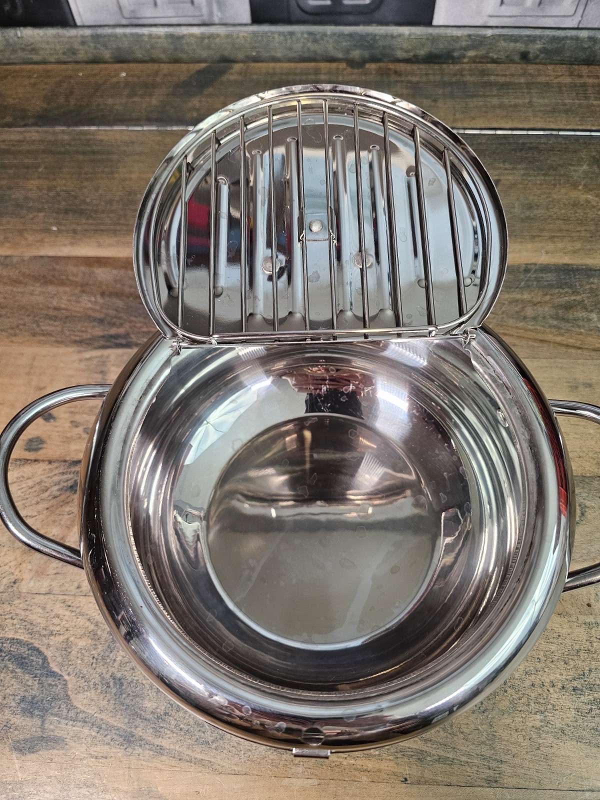 Japanese Deep Frying Pot + Lid – 304 Stainless – NO THERMOMETER