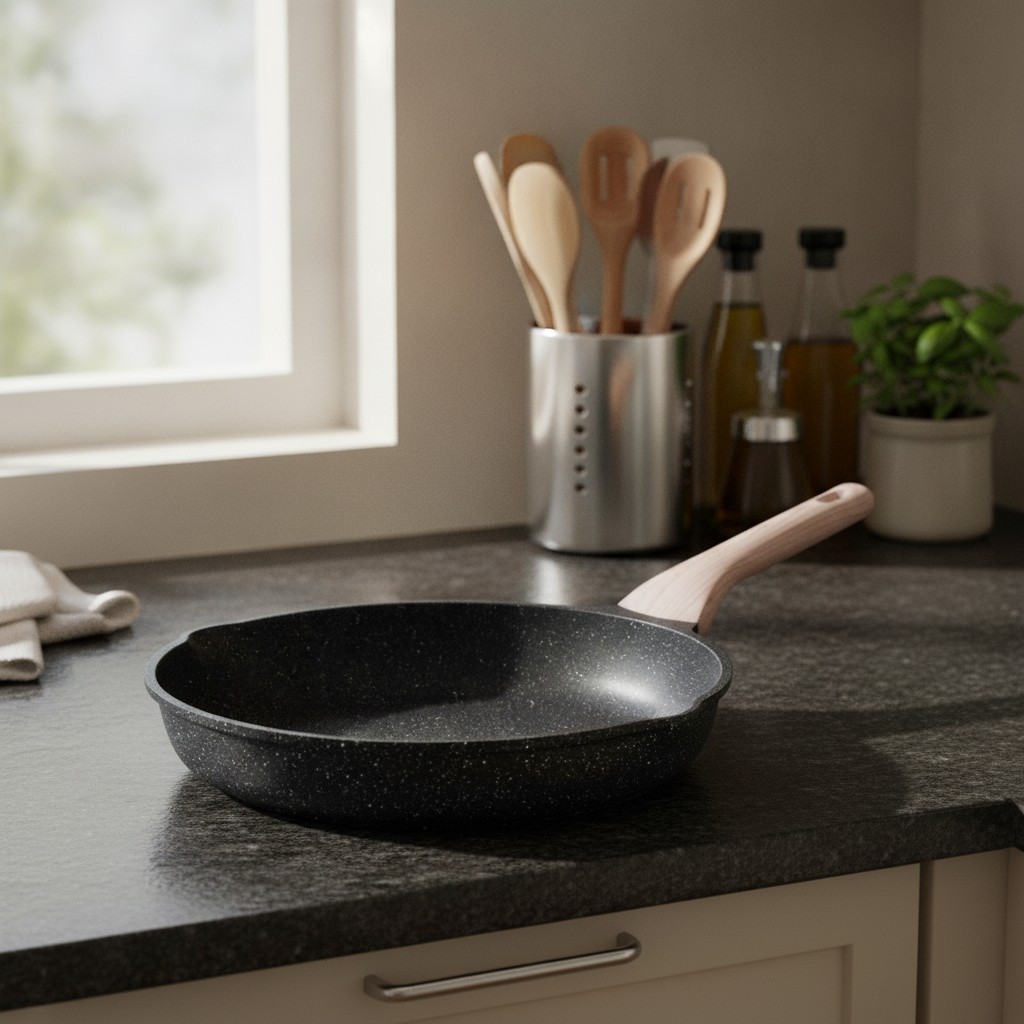 Granite Nonstick Skillet 12.5 Inch – Versatile Induction-Compatible Cooking Pan