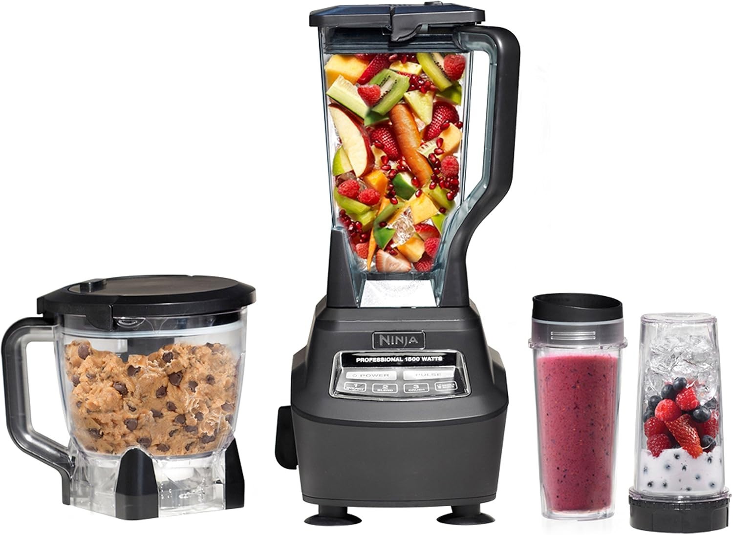 Ninja Mega Kitchen System,1500W, 72 oz. Full-Size Blender & 8-Cup Food Processor