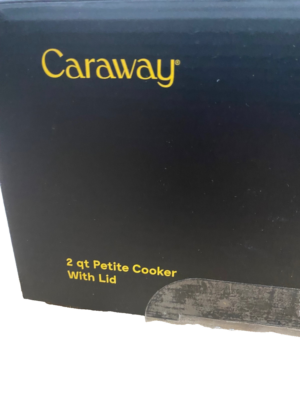 Caraway Petite Cooker 2 Qt Ceramic Coated Pot Free From Forever Chemicals Black