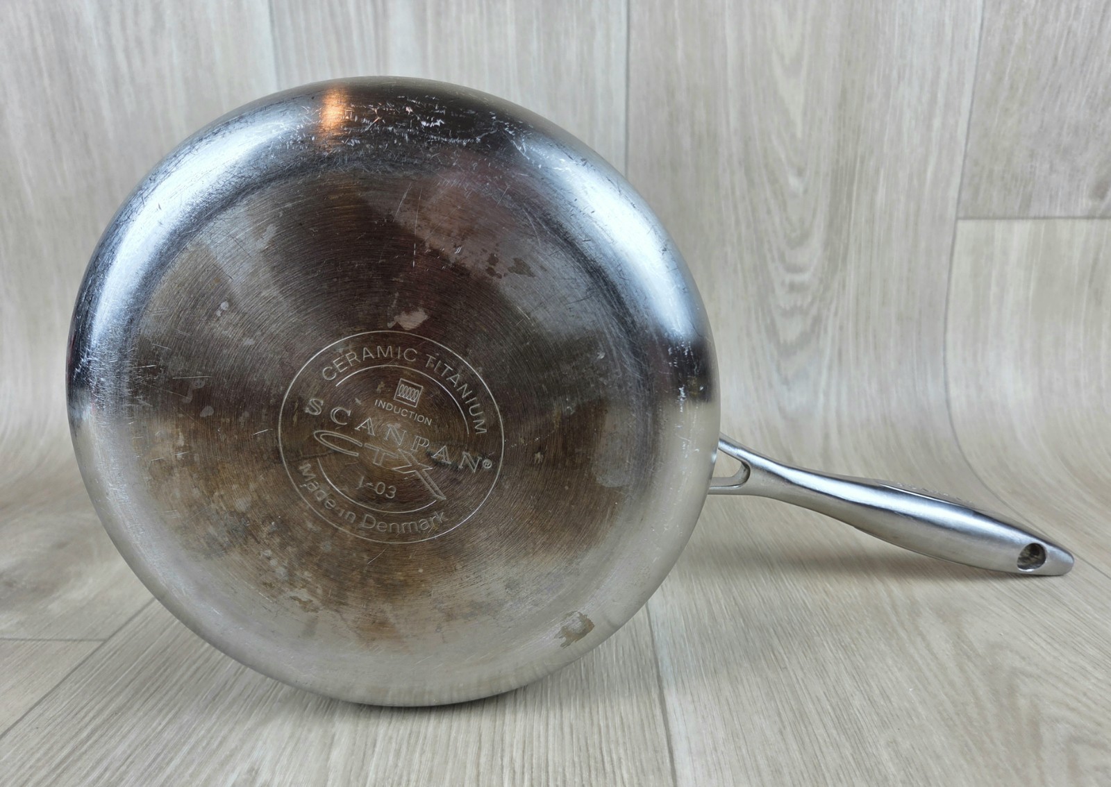 SCANPAN CTX Ceramic Titanium Saucepan Pot Made in Denmark Induction NO LID I-03