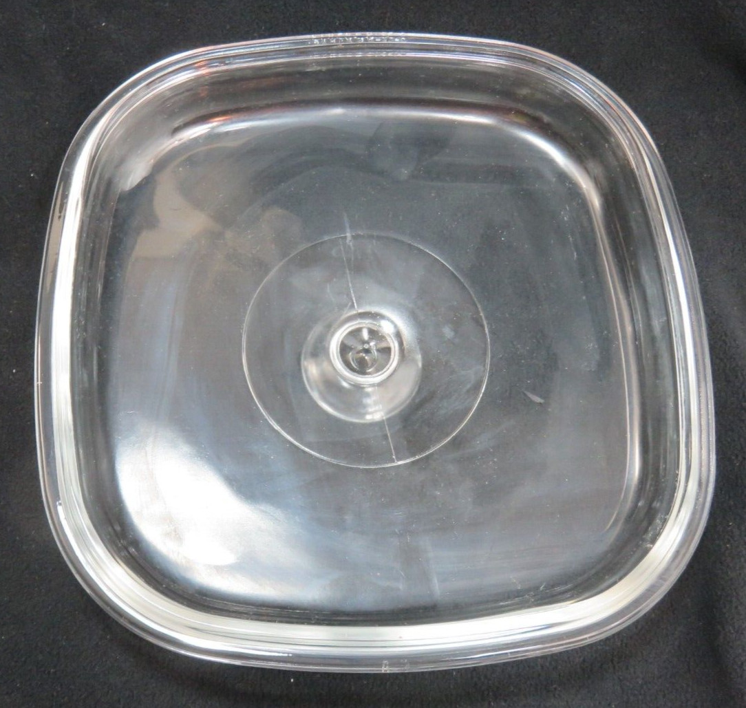 Vintage Corning Ware 2 Quart Microwave Browning Dish with Lid MW-A-19