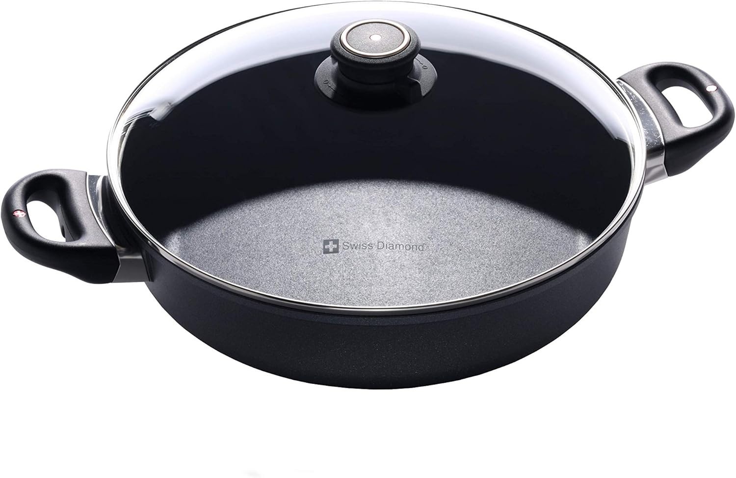 Swiss Diamond HD Nonstick Casserole With Glass Lid 3.7qt. 11 inc