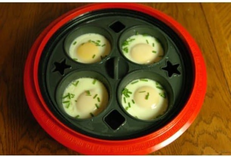 Revolutionary Nonstick 1.5-Quart Microwave Cooking Set – 4-Piece Convenience