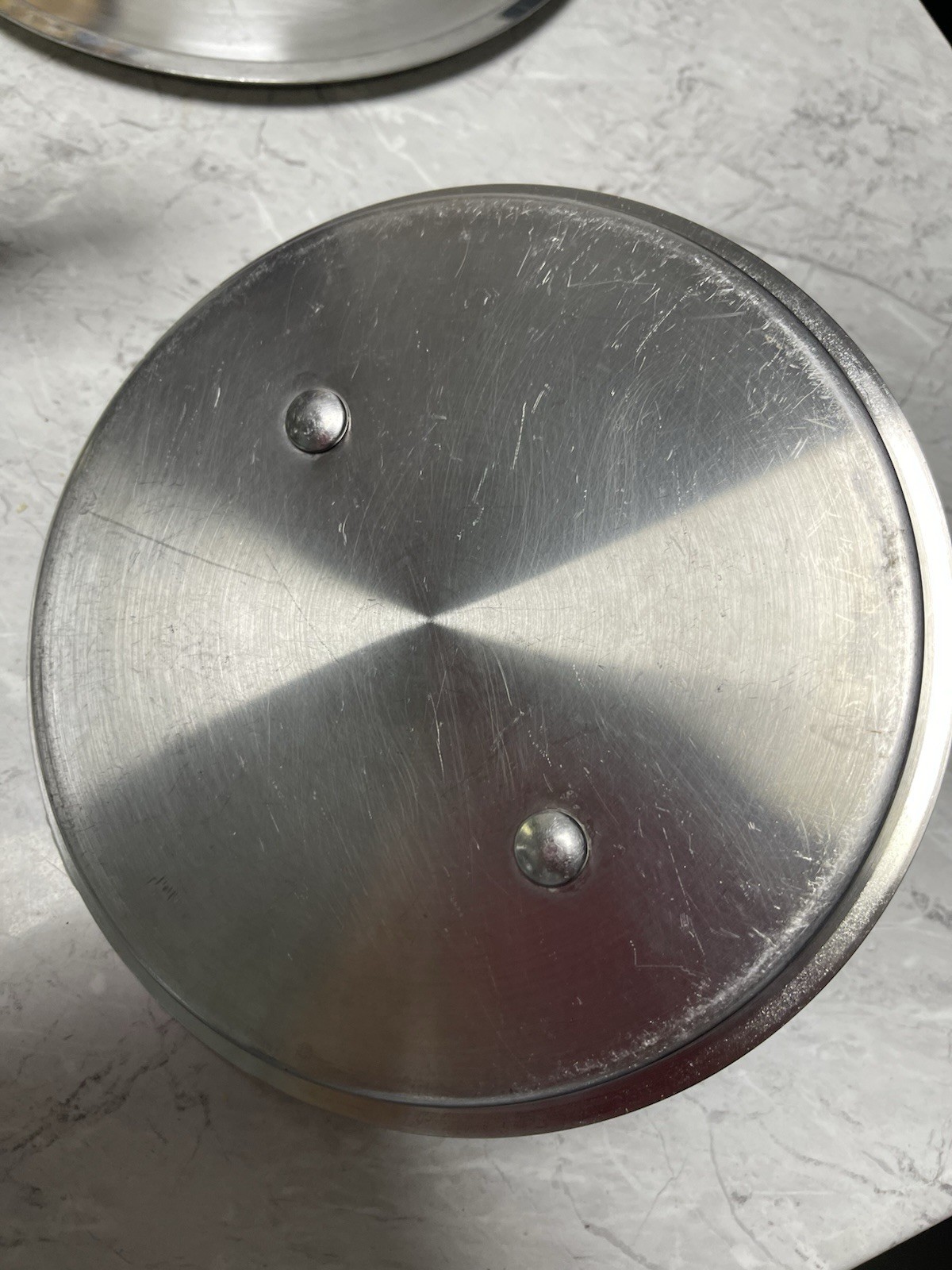 2 Stainless Steel 1L & 2.5L Cooking Pots Saucepans Unbranded