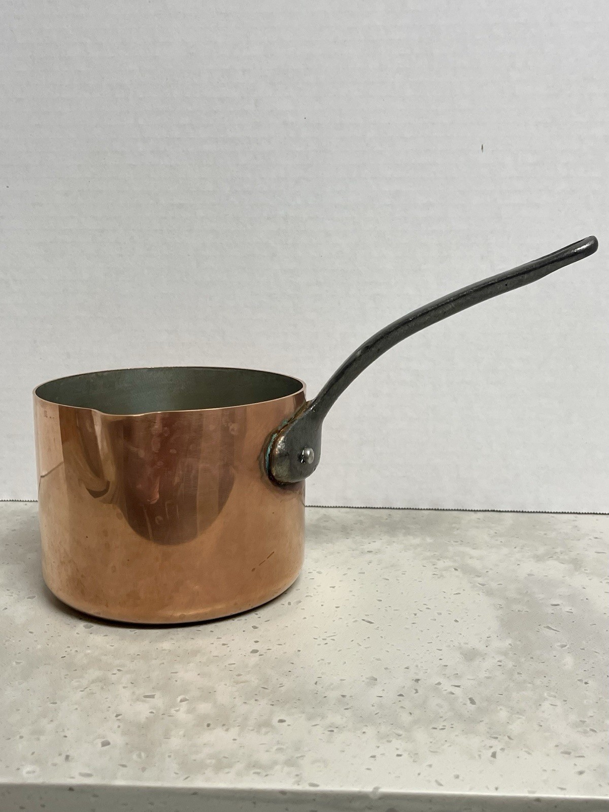 Vintage Baumalu Copper Saucepan with Pouring Spout