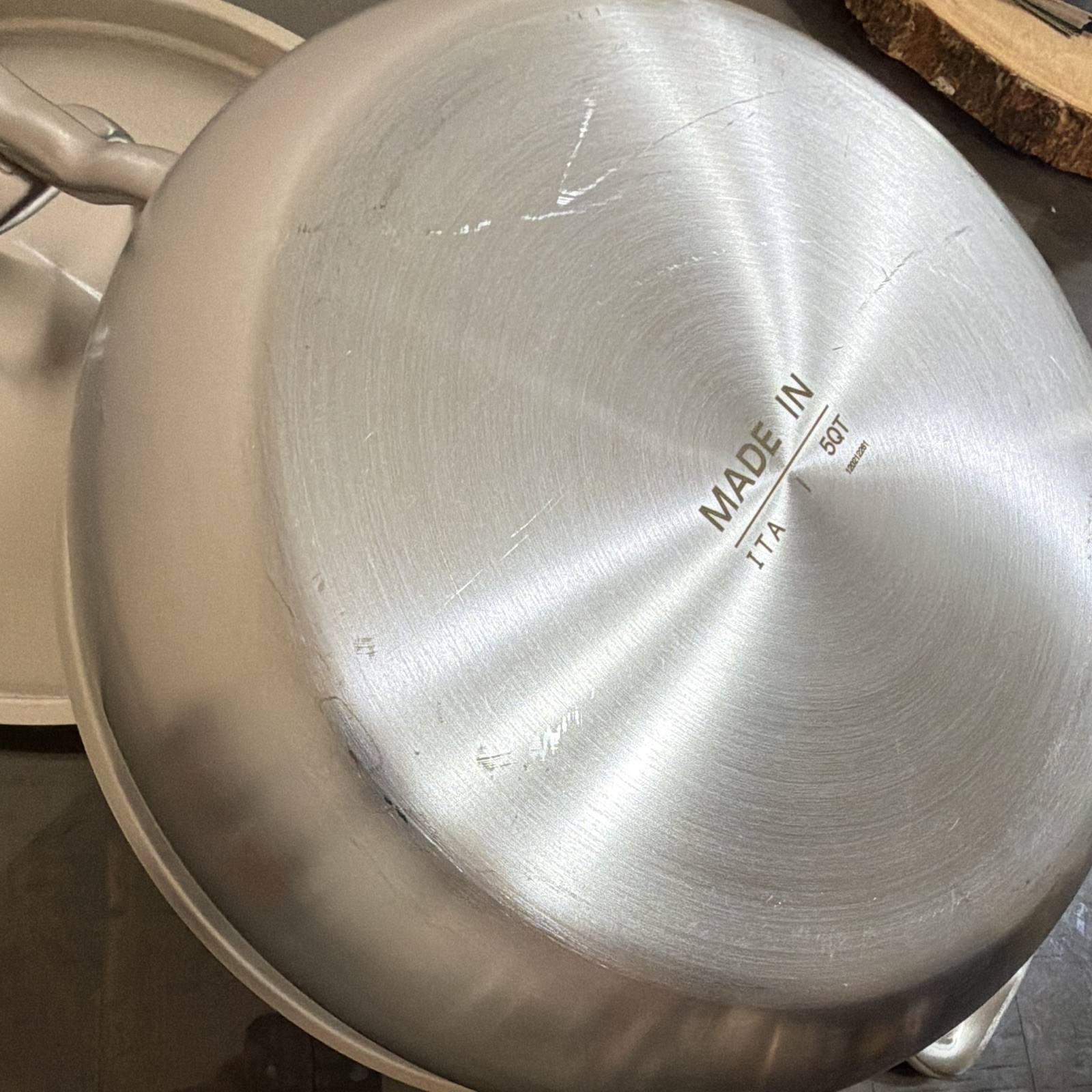 Made In | 5 qt Stainless Steel Saucier Pan with Lid | Induction/Electric/Gas
