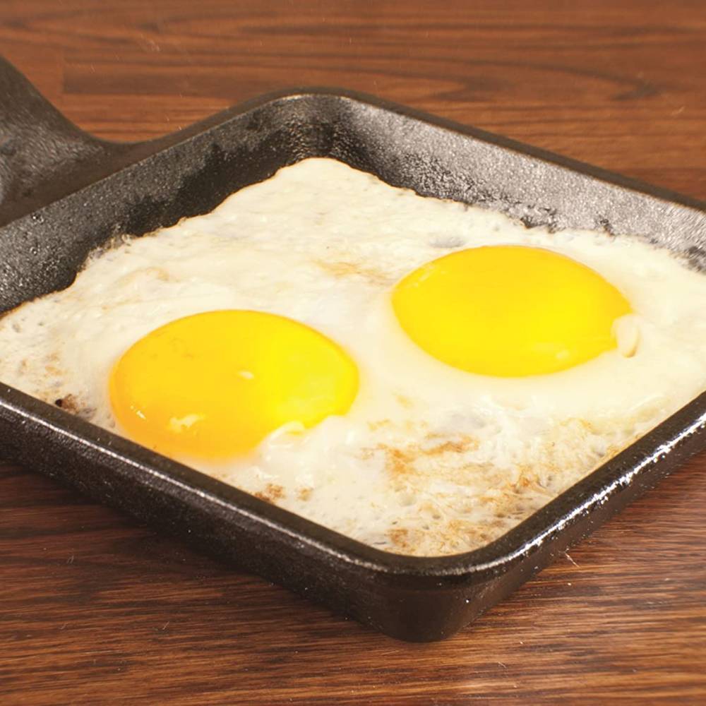 Lodge Logic Mini Square Skillet, L5WS3 Cast Iron Cooking 5 inch