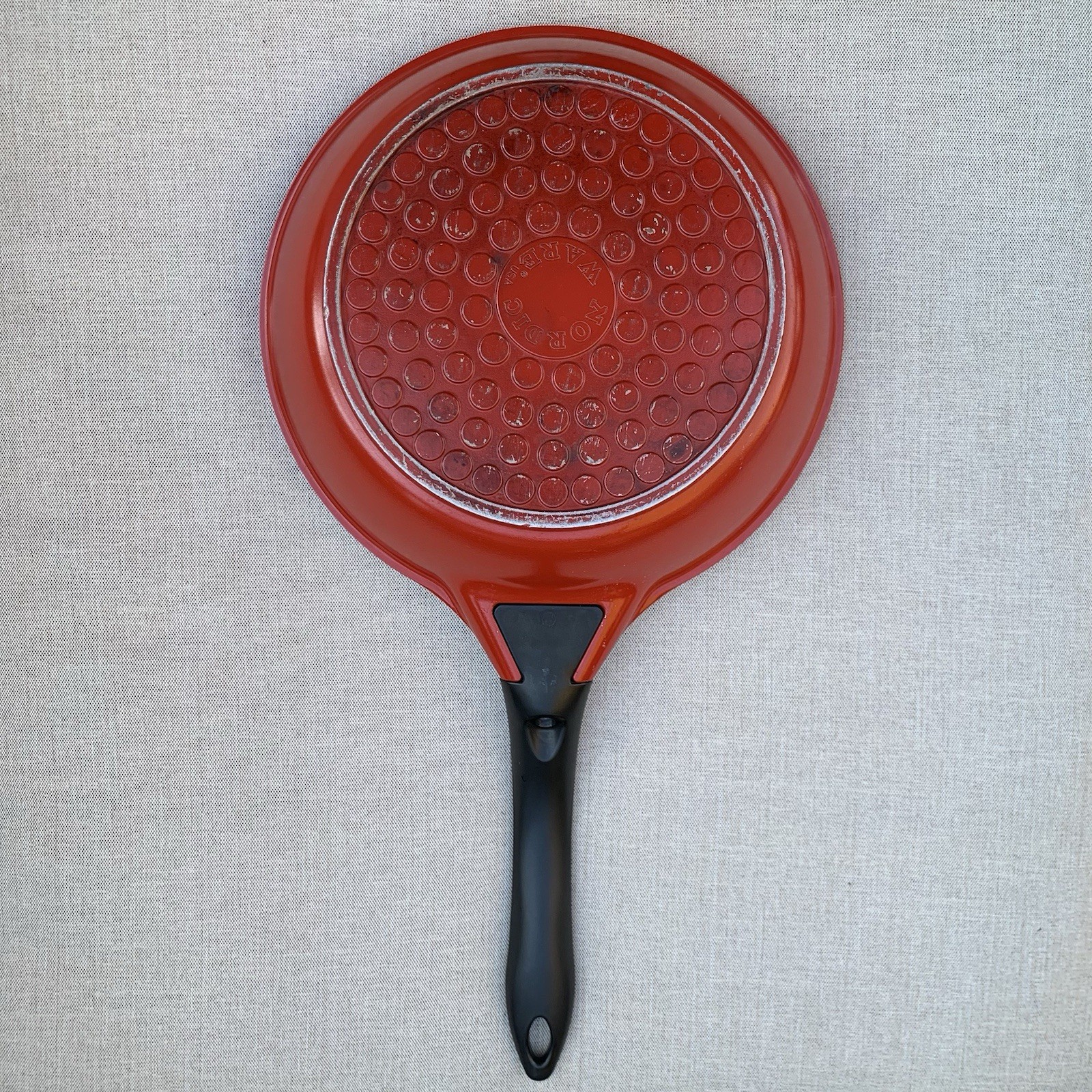 Nordic Ware Vintage Red Skillet Frying Pan 10.25″ Nonstick Made in USA