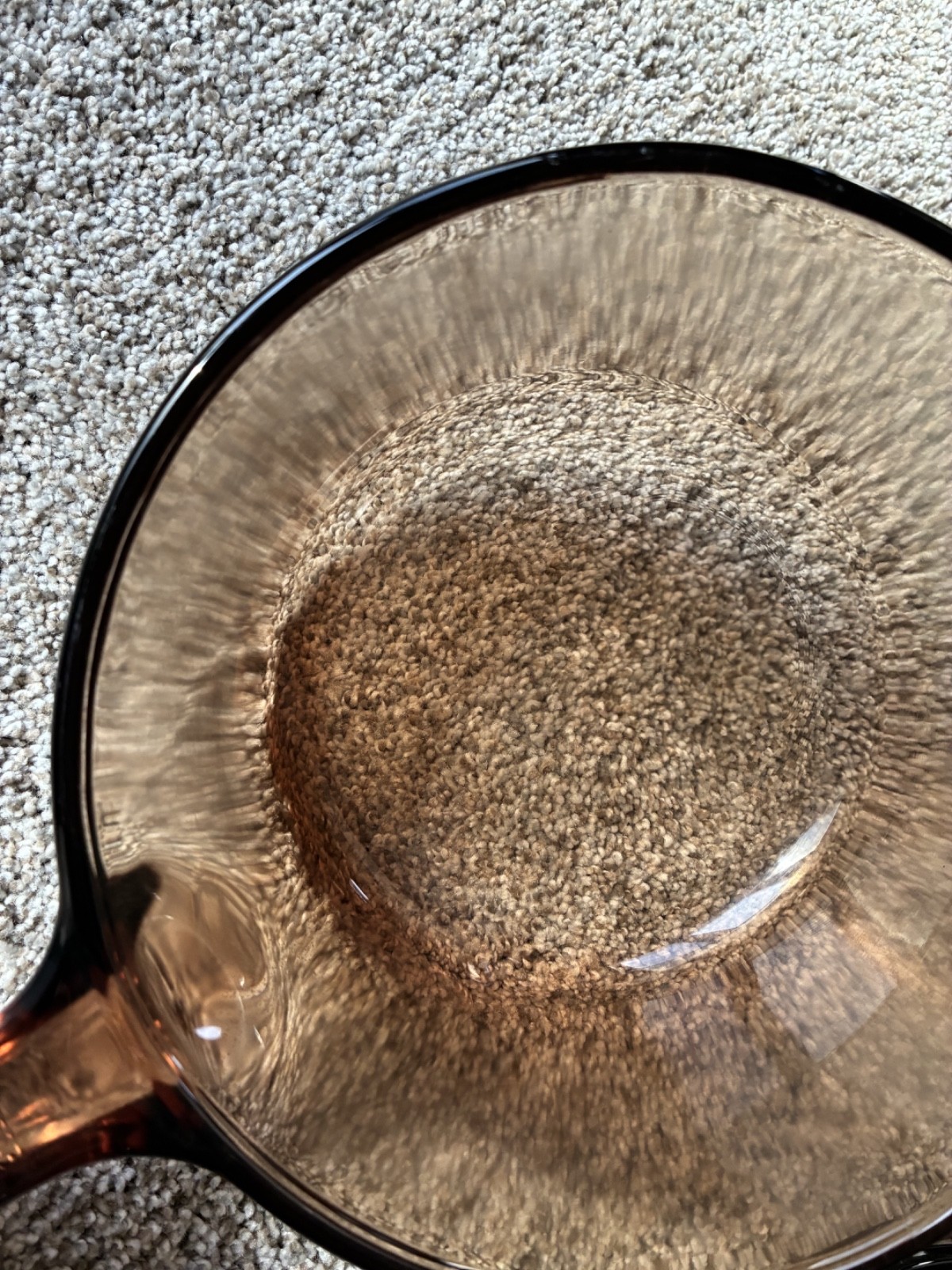 Corning Pyrex Visions Amber 1 1/2 Quart 1.5 Covered Saucepan pan & Lid V-1.5-C