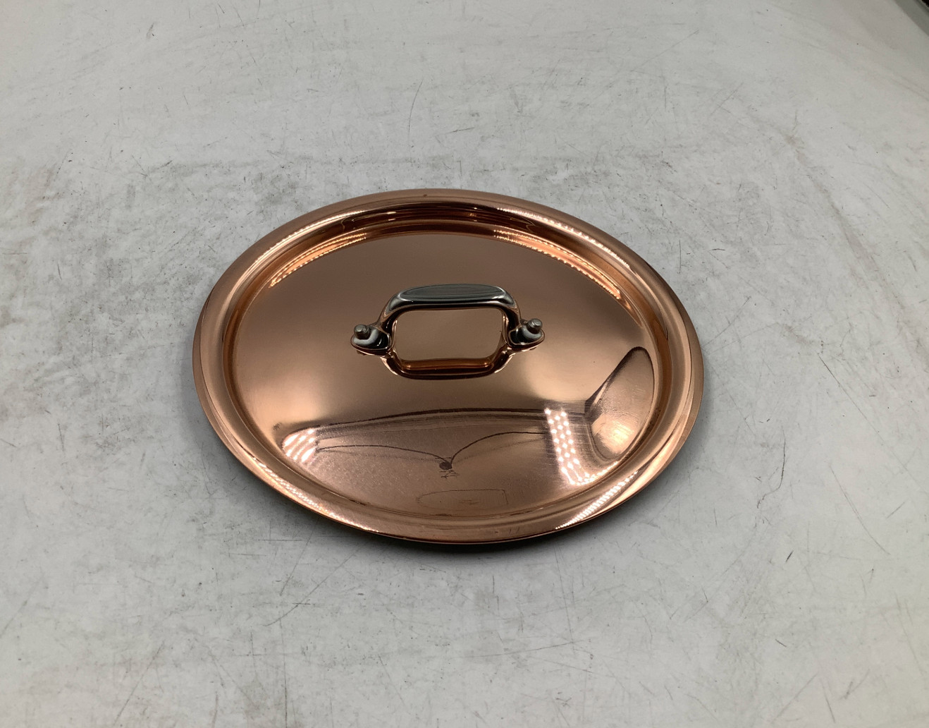 Mauviel M’Heritage 150 S Polished Copper & Stainless Steel Sauce Pan. 1.9 Qt
