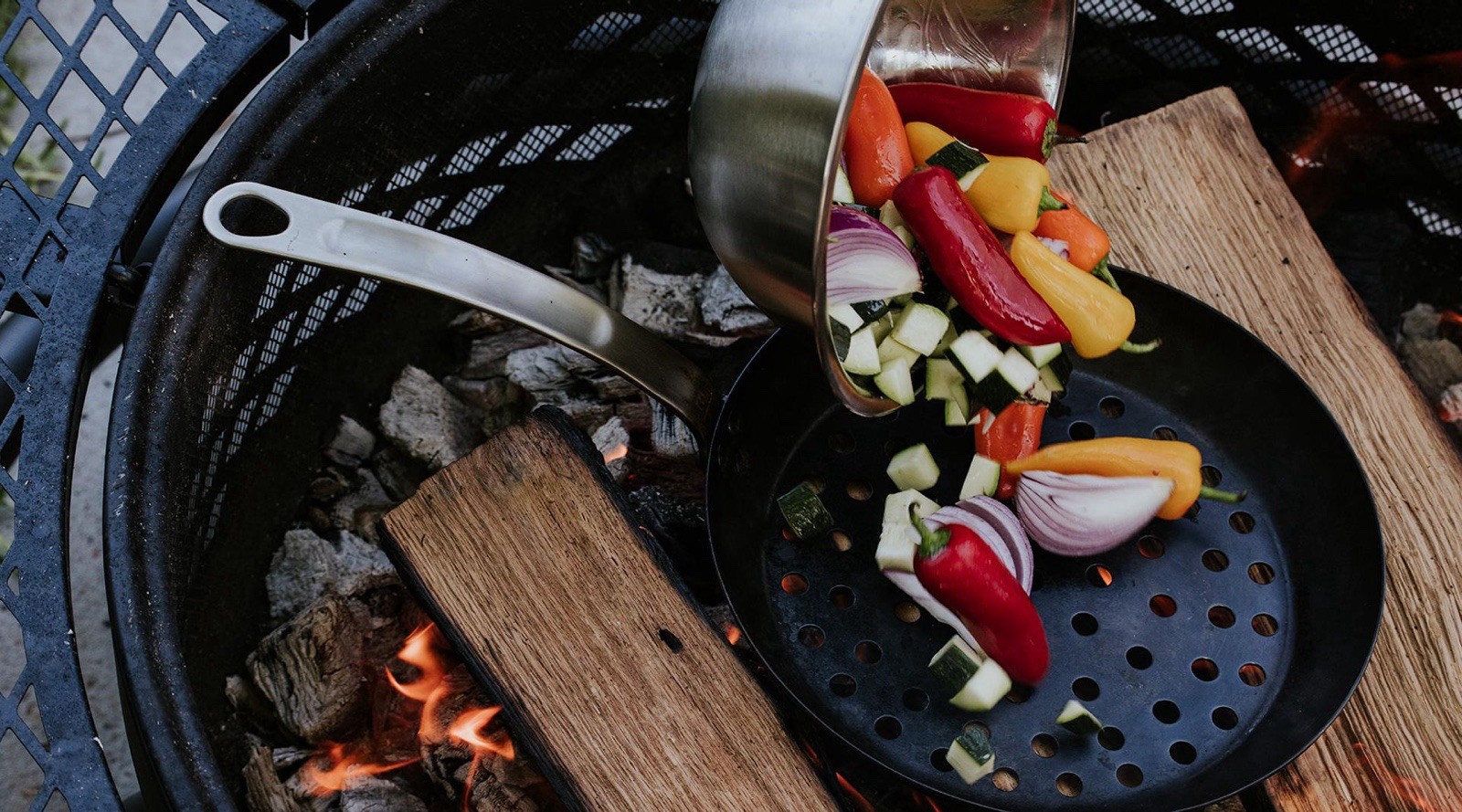 Made In | Grill Frying Pan 11″ | Long Handle | Gas, Elect, Induct