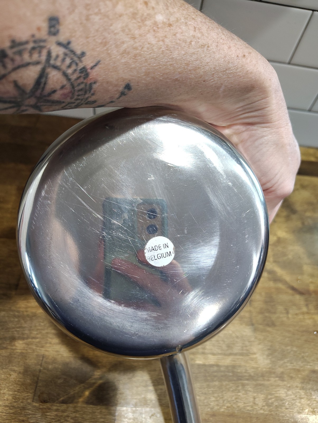 Vintage Belgique Tools Of The Trade Stainless Steel 2 Quart Double Boiler Pan