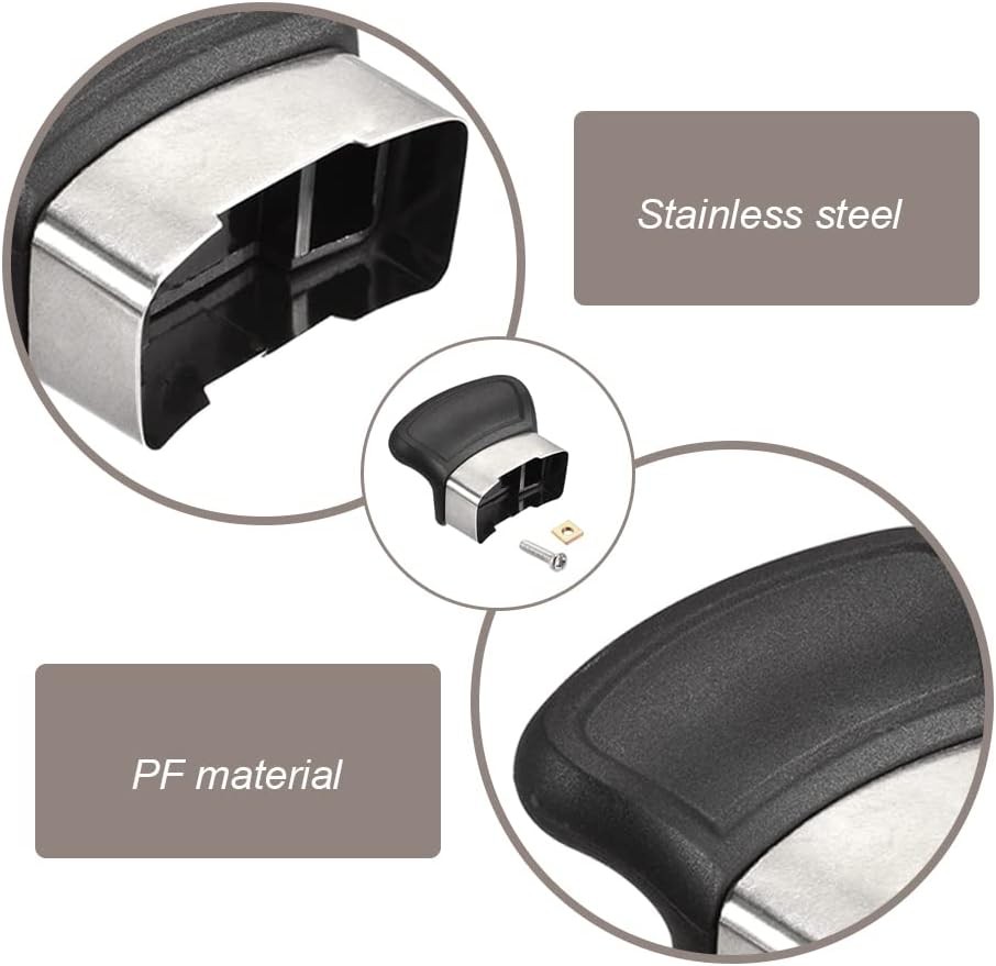 2 Pcs Replacement Handles for Single-Hole Pots and Pans,Pot Short Side Handles