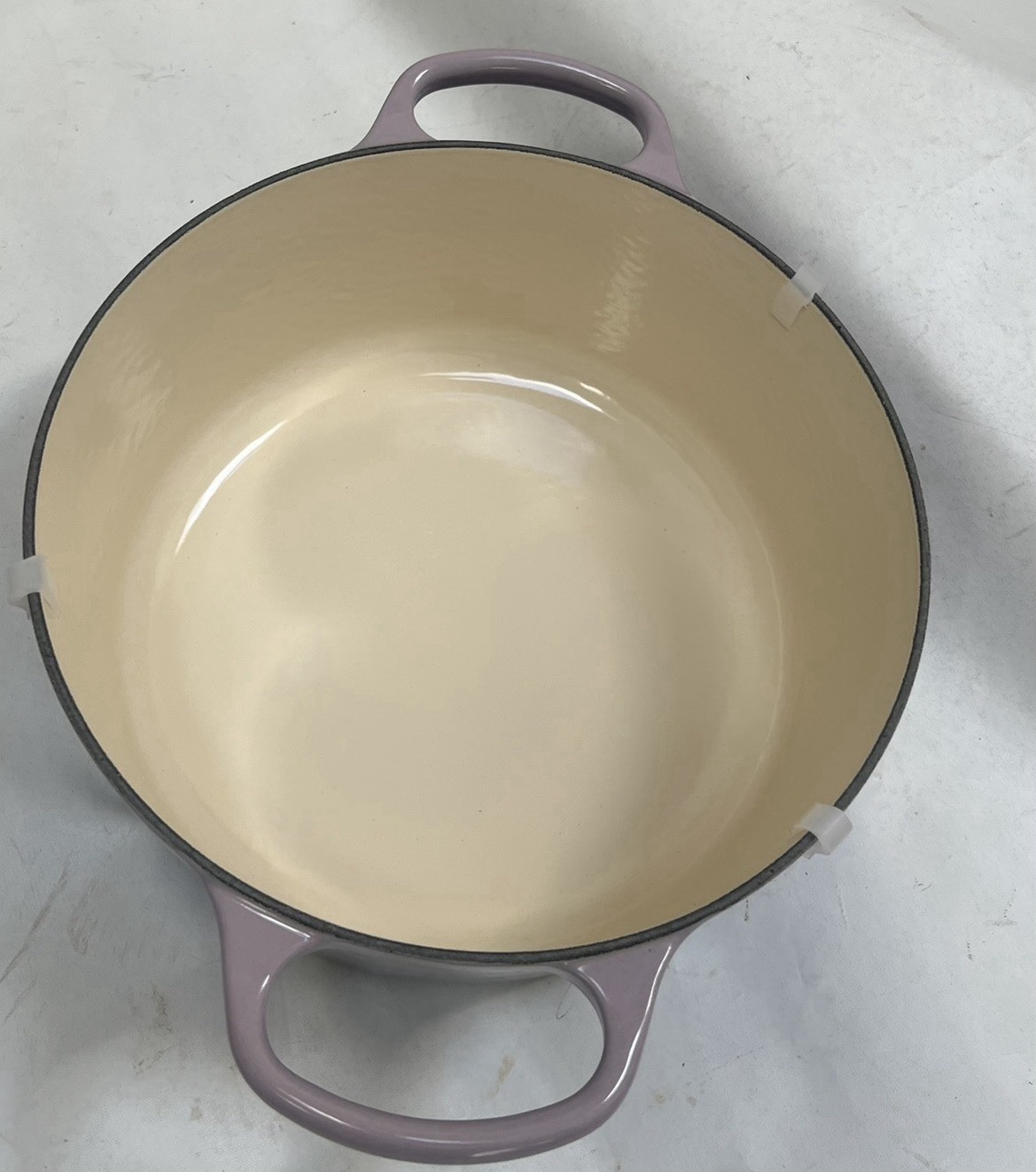 Le Creuset 5.5 Qt Round Dutch Oven Provence Bluebell Cast Iron France # 26 NEW