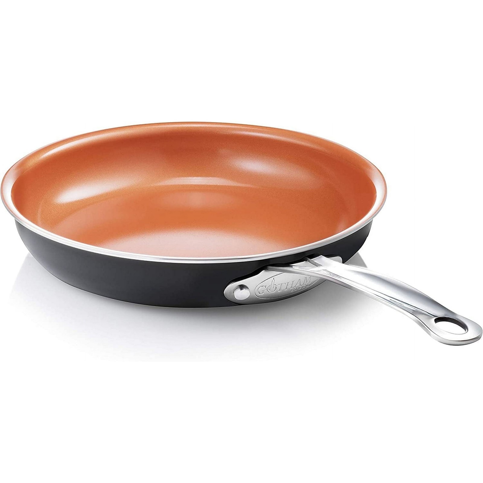 Gotham Steel 11″ Copper Nonstick Frying Pan, Ceramic Safe