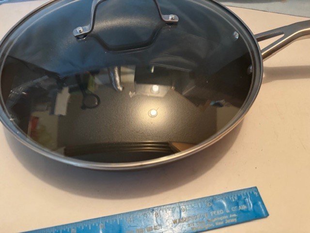 NEW Calphalon® Hard-Anodized Aluminum Nonstick 12″ FRYING PAN W/LID