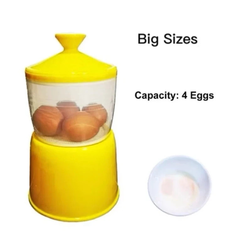 Half Boiled Egg Maker Malaysian Recipe Original Made in Malaysia Yellow Color