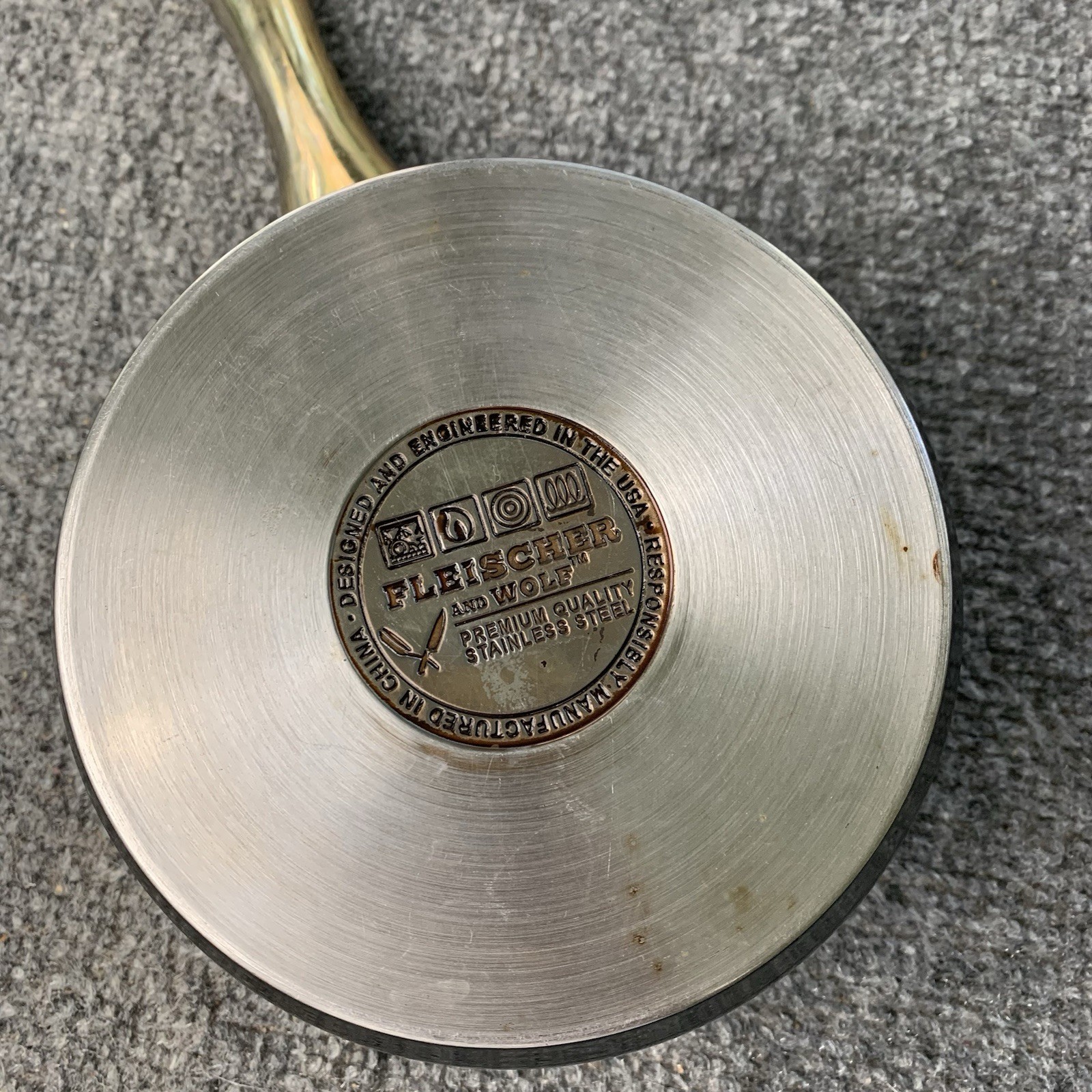 Fleischer And Wolf Small Saucepan Pot Pan Stainless Steel (24 Ounces) “No Lid”