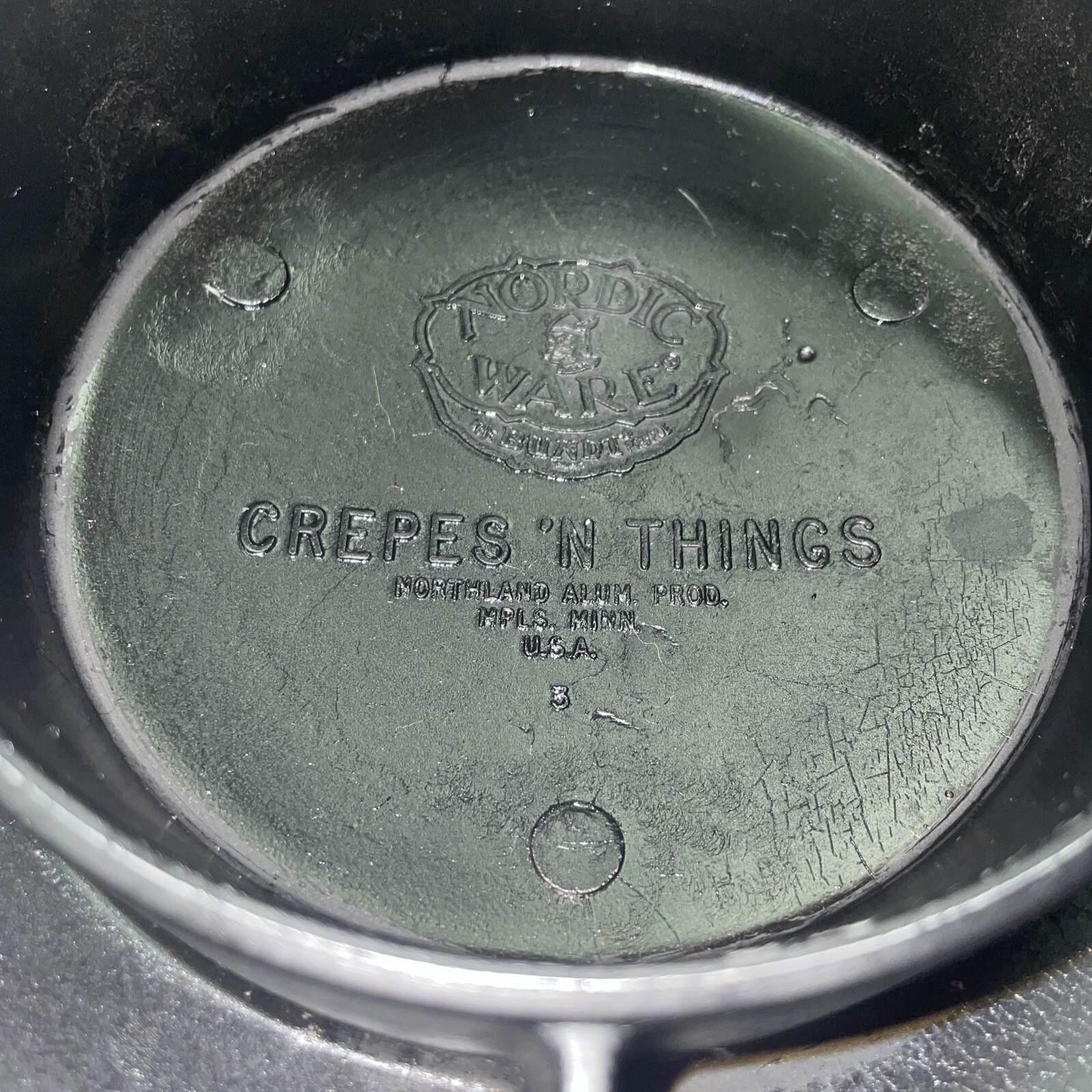 Nordic Ware Crepes ‘N Things Pan, Used, Northland Alum. Prod., Mpls, MN