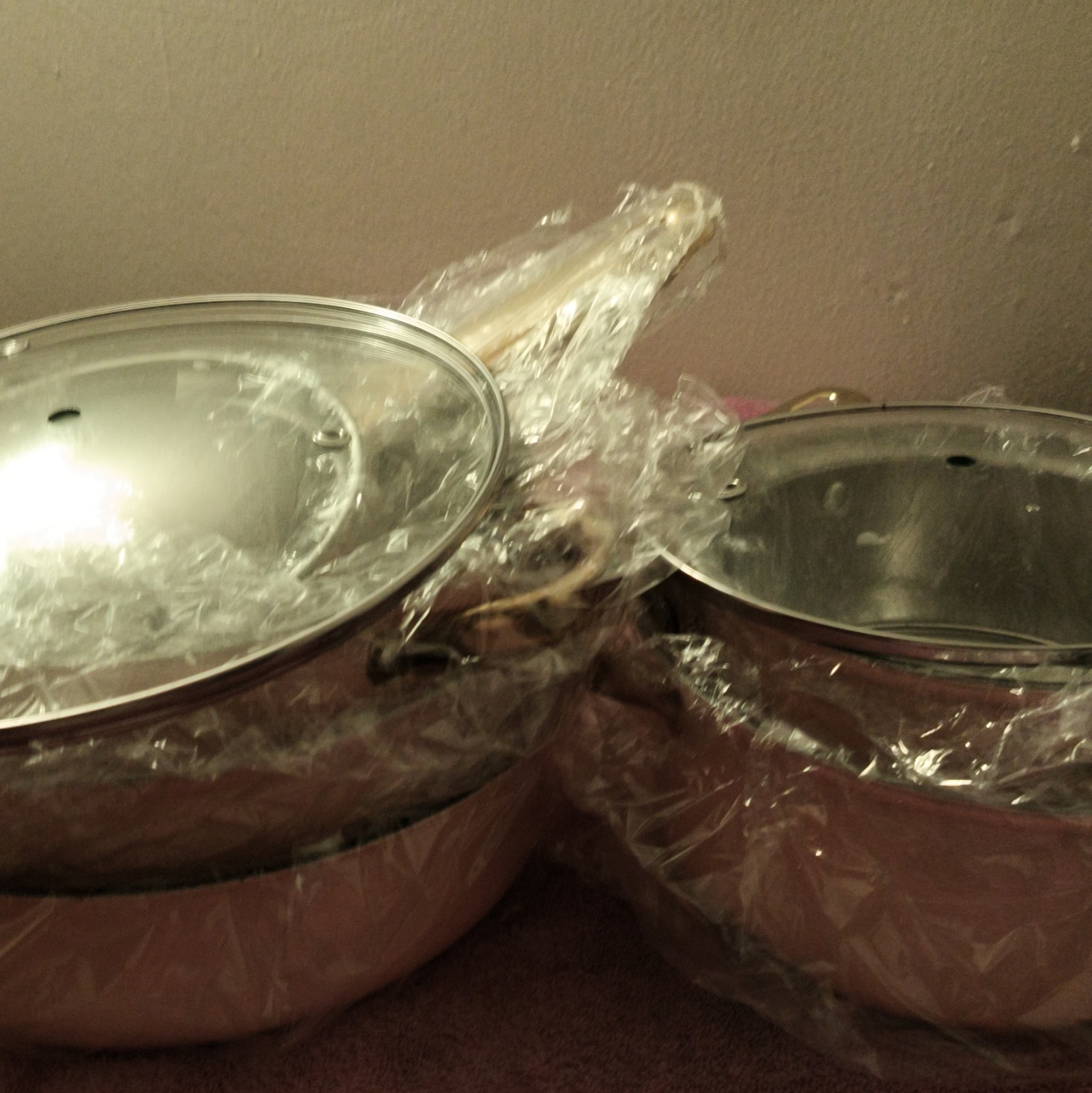 Stainless Steel 2-Piece Stockpot Set with Lid, Silver, Round, Gas/Electric