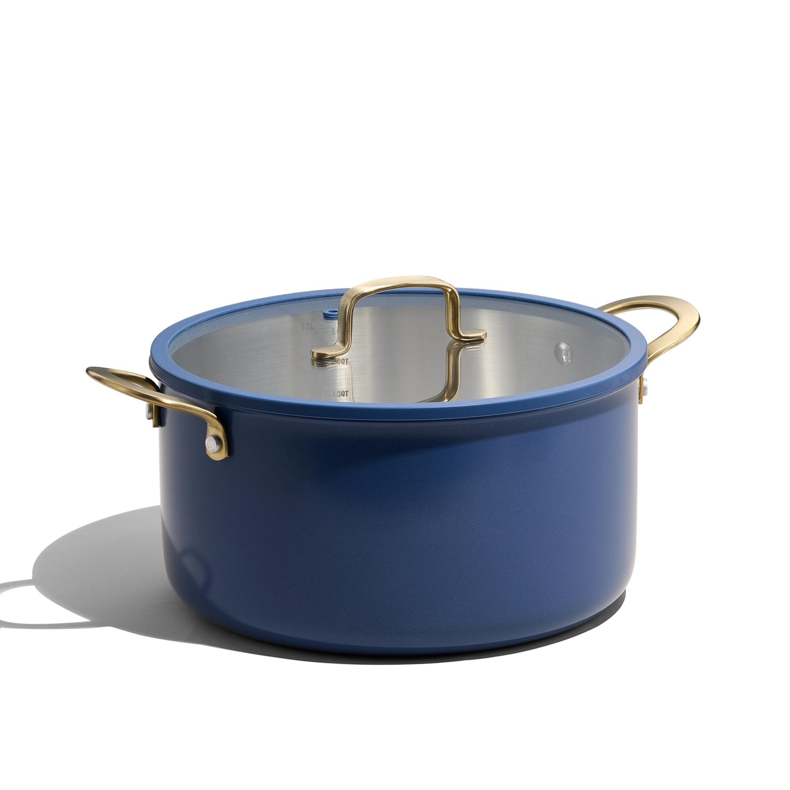 CAROTE 8QT Full Clad Tri Ply Stainless Steel Stock Pot with Lid,Kitchen Soup Pot