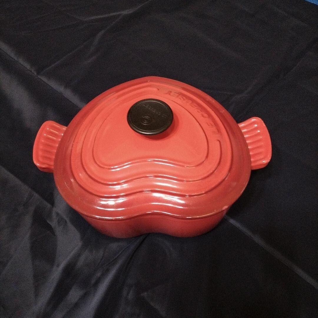 Le Creuset Cocotte d’Amour 20cm pot 2L heart-shaped casserole red [Used]