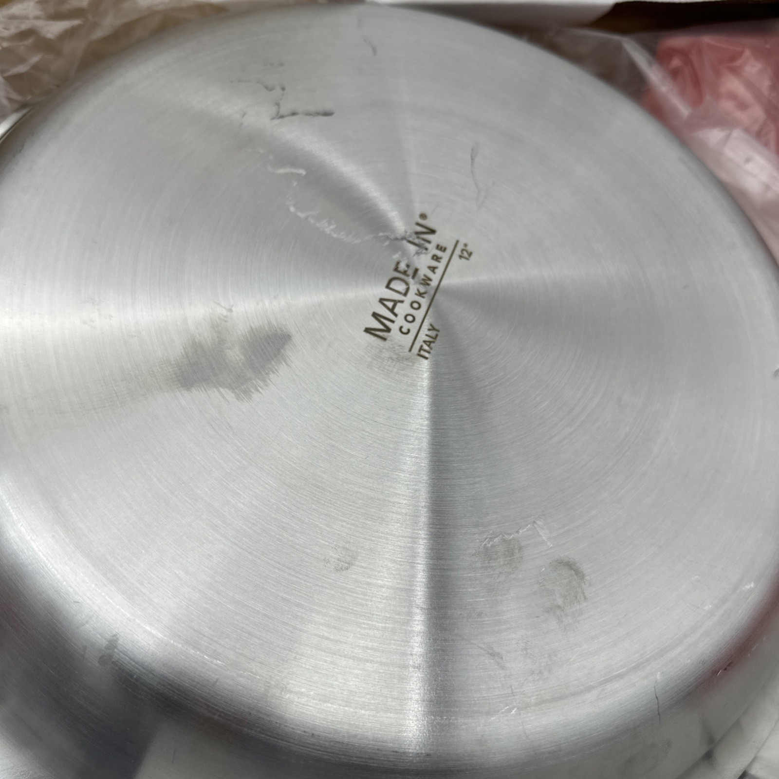 Made In Cookware 12-Inch Stainless Clad Frying Pan 5-Layer Induction New In Box