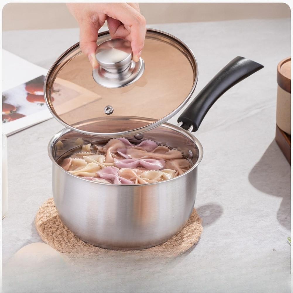 33.5 x 17 x 13.5 cm Stainless Steel Milk Pot with Rust Resistant Construction