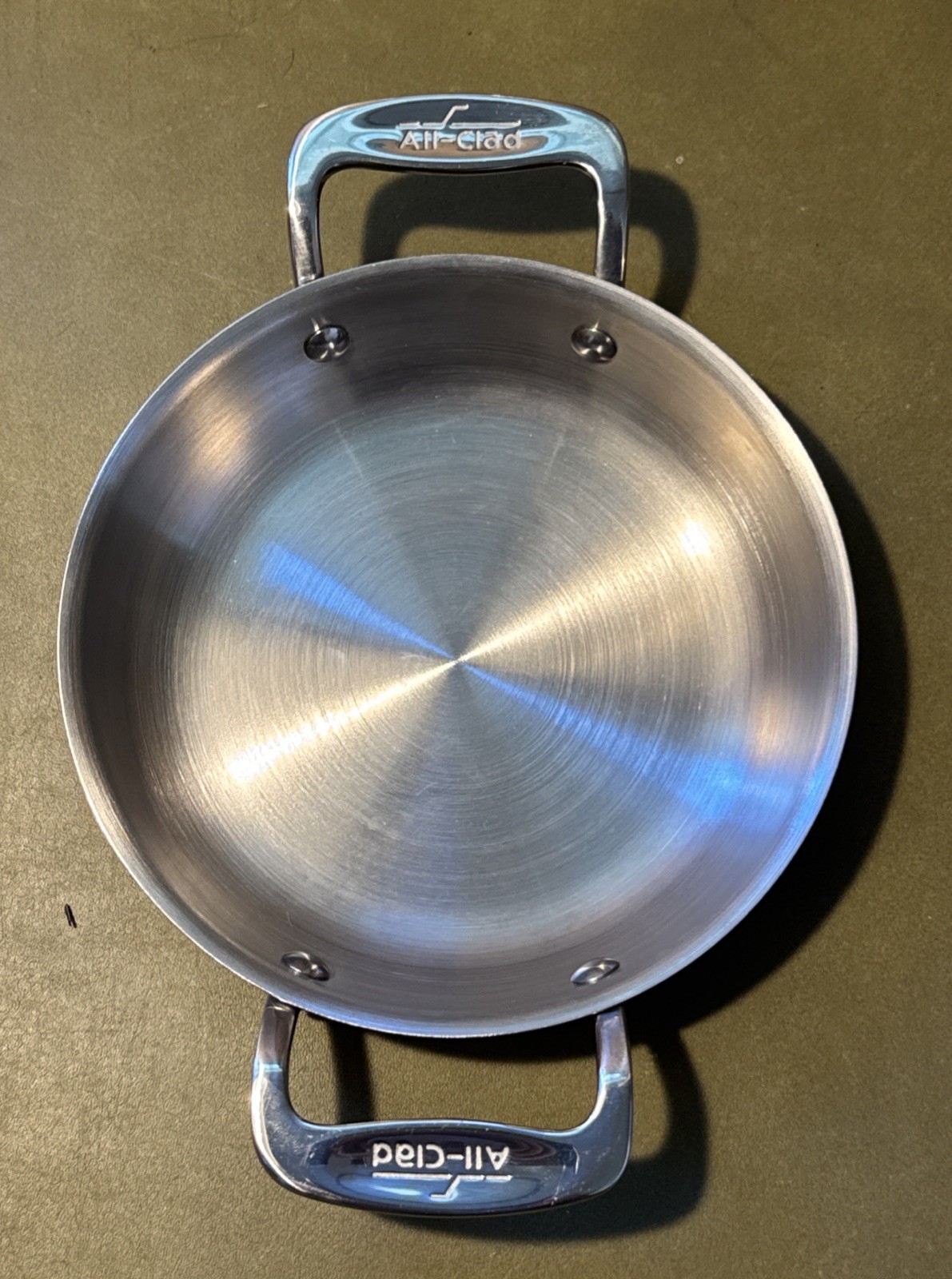 All-Clad Stainless 6” Mini Gratin Pan Tri-Ply Stainless Steel USA