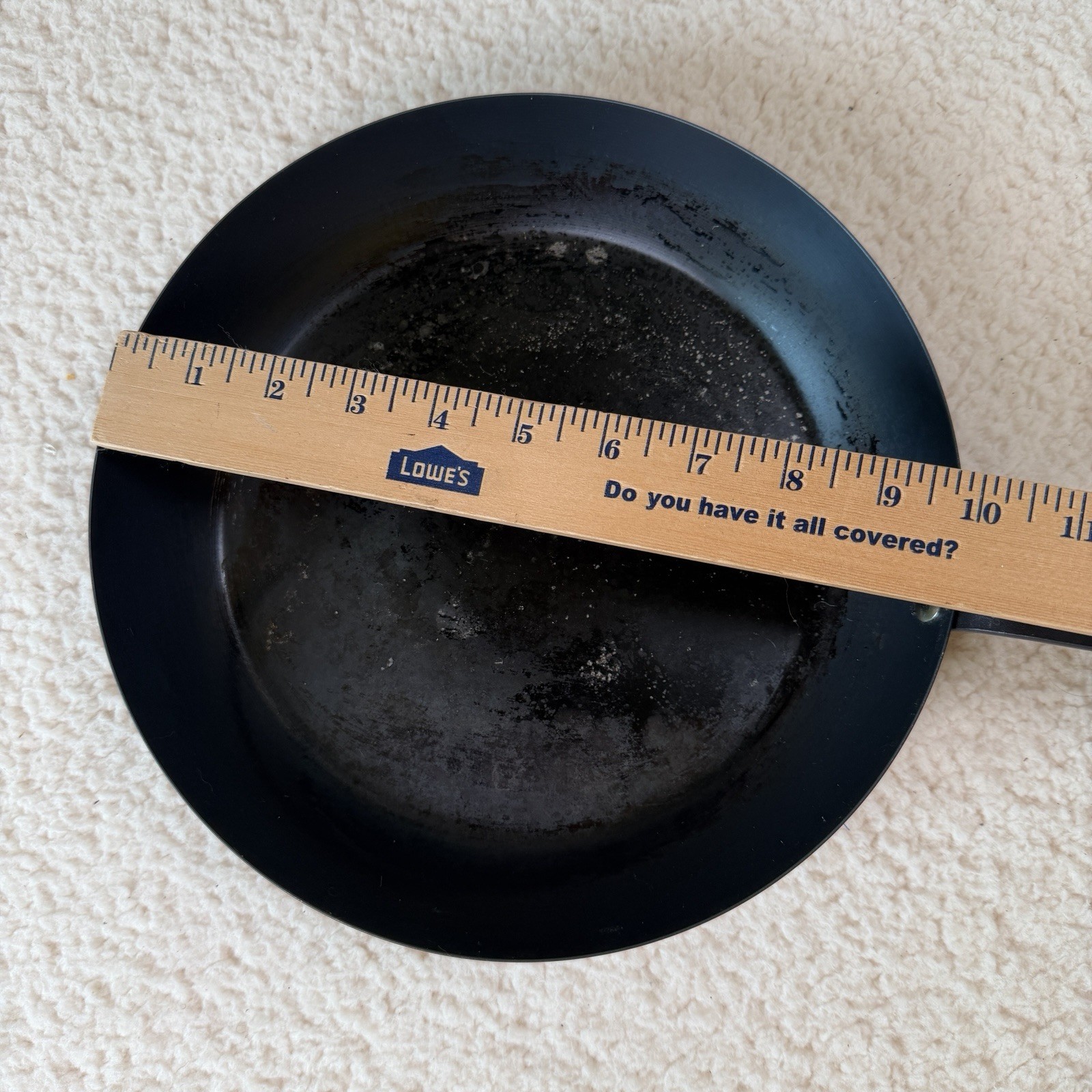 Merten & Storck Carbon Steel 10” Frying Pan Skillet Used Induction Stove Gas