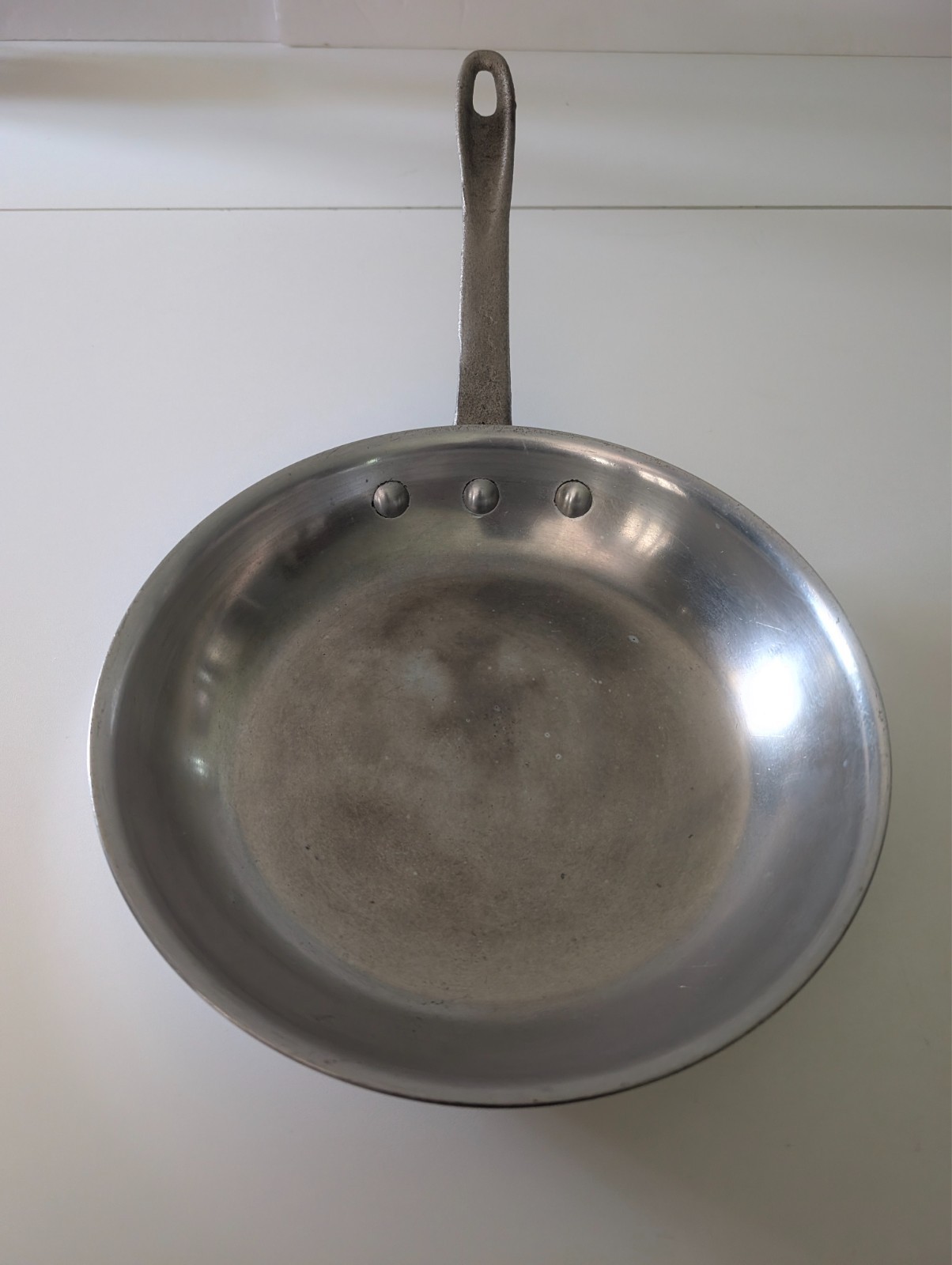 Vintage Dura-Ware Commercial Aluminum Fry Pan Skillet Lot 912 911 Heavy Duty NSF