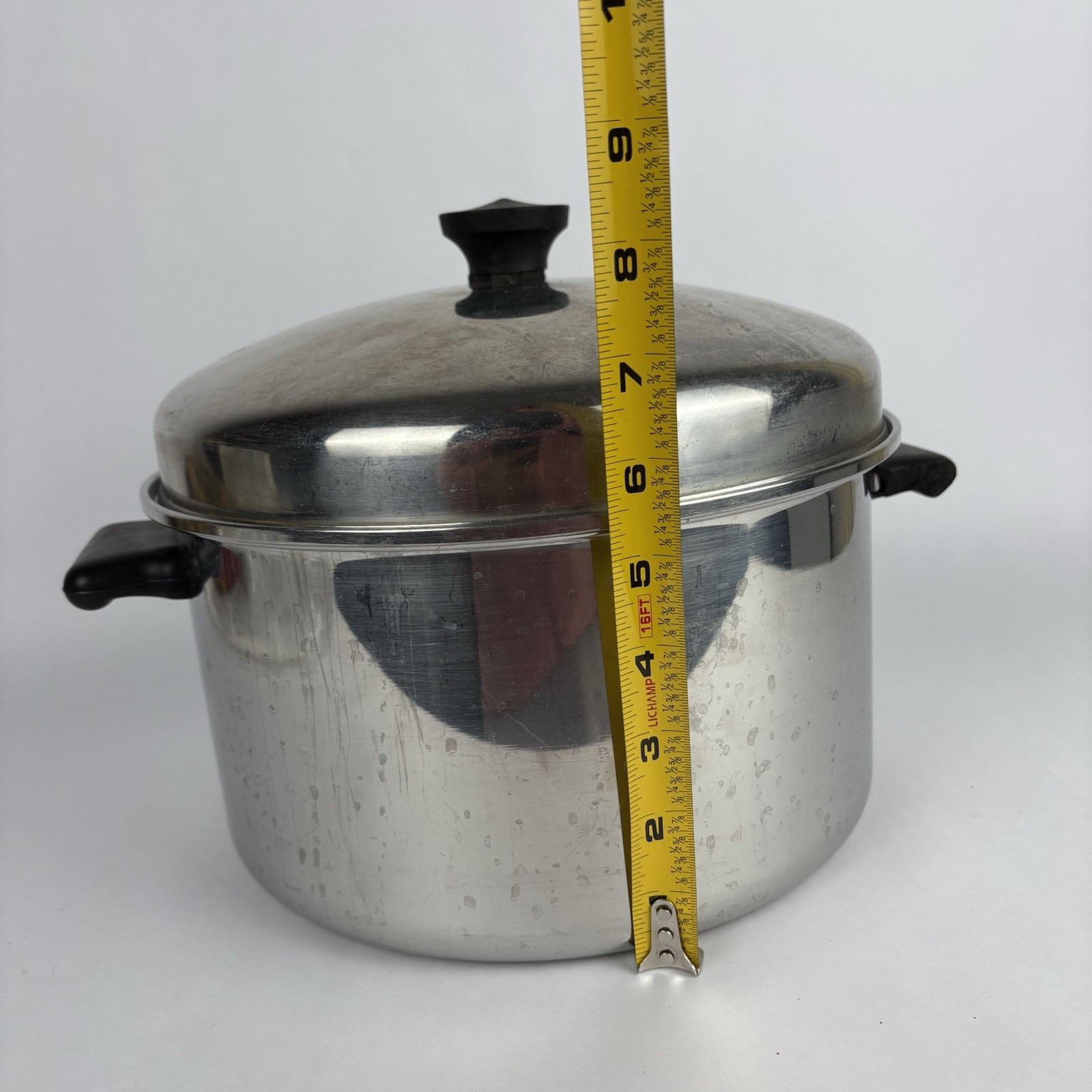 Vollrath Tri Ply 18-8 Stainless Steel Stock Pot Sauce Pan Approx 4 Quarts VTG