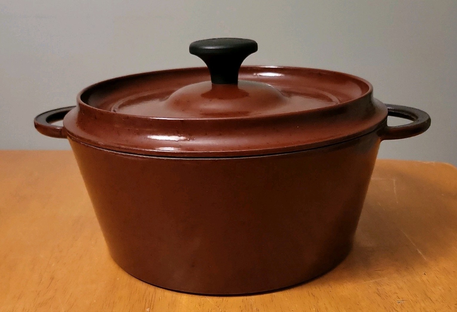 Nomar #24 Speckled Cast Iron Roaster Dutch Oven France