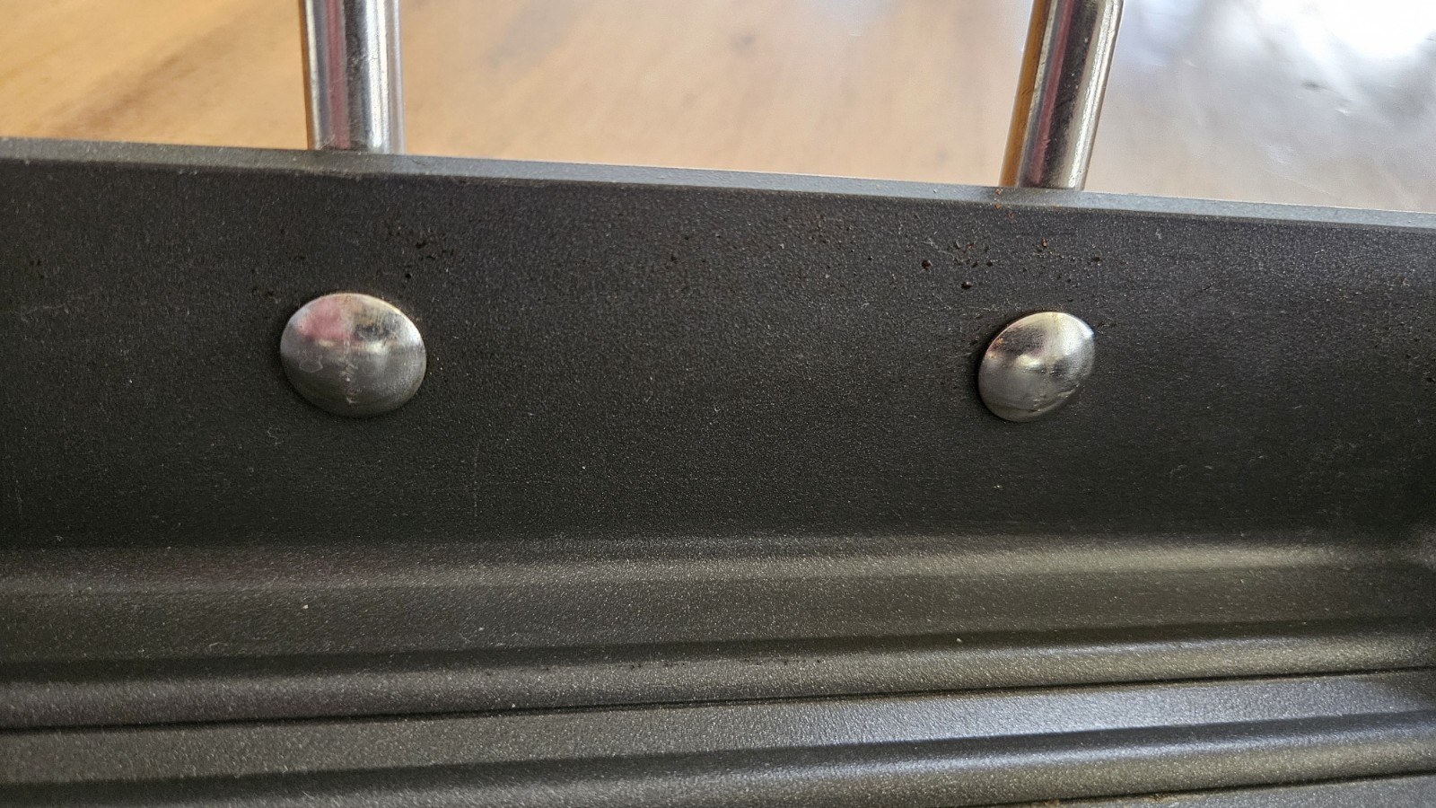 Pampered Chef Double Burner Grill Pan Nonstick with Corner Pour Spout, Used