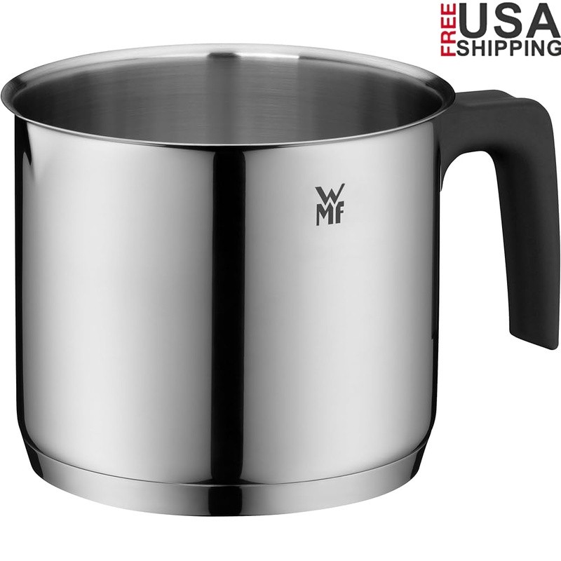 Stainless Steel Milk Pot 1.7L Induction Dishwasher Safe Cooking Essential New