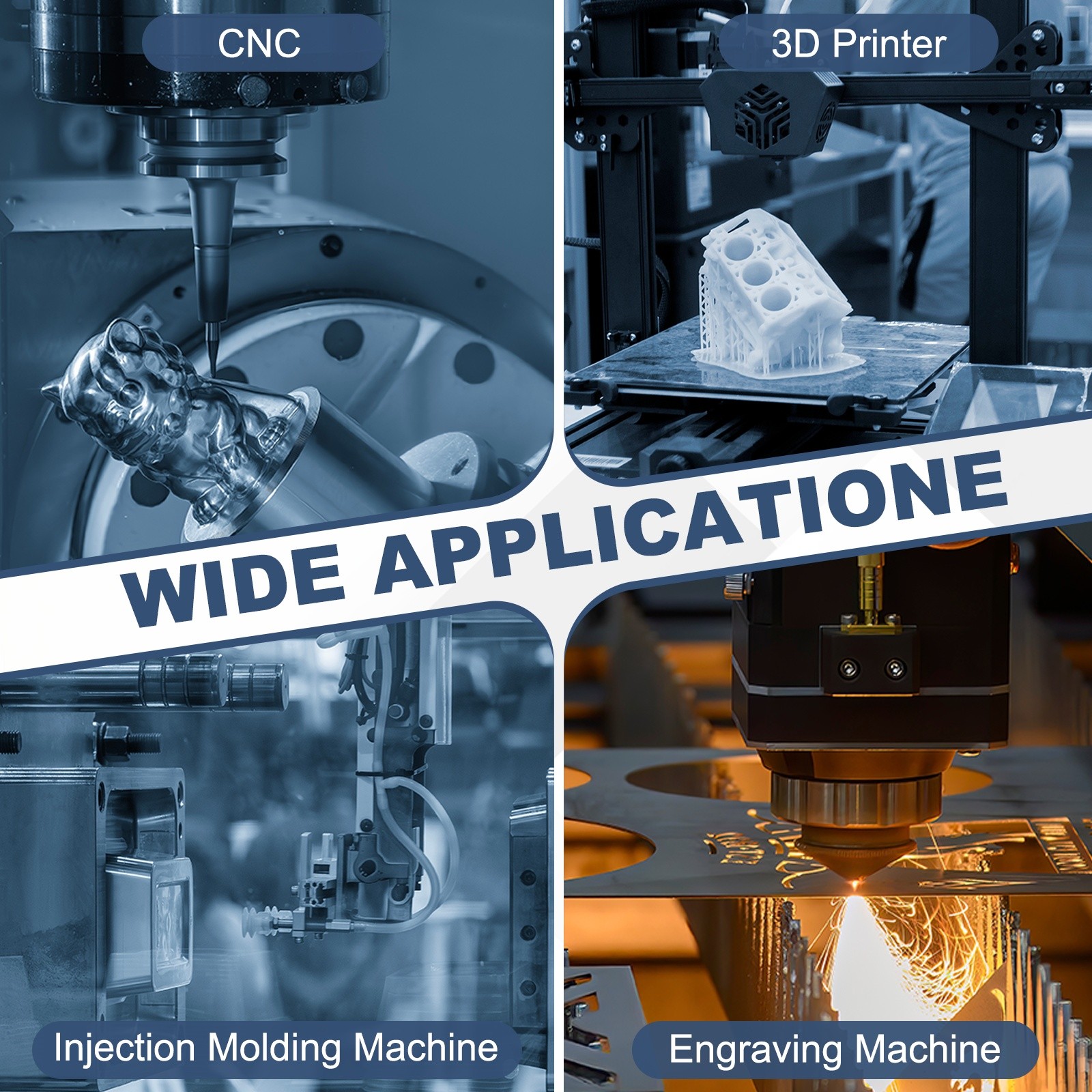 5pcs for Carbon Steel Pini Nut, 1/4″ x 1-1/2″ Steel Rods