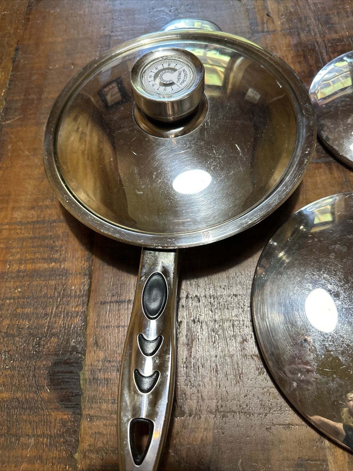 Waterless Stainless Cookware Maxam 4 piece 9-Ply Stainless Steel Set