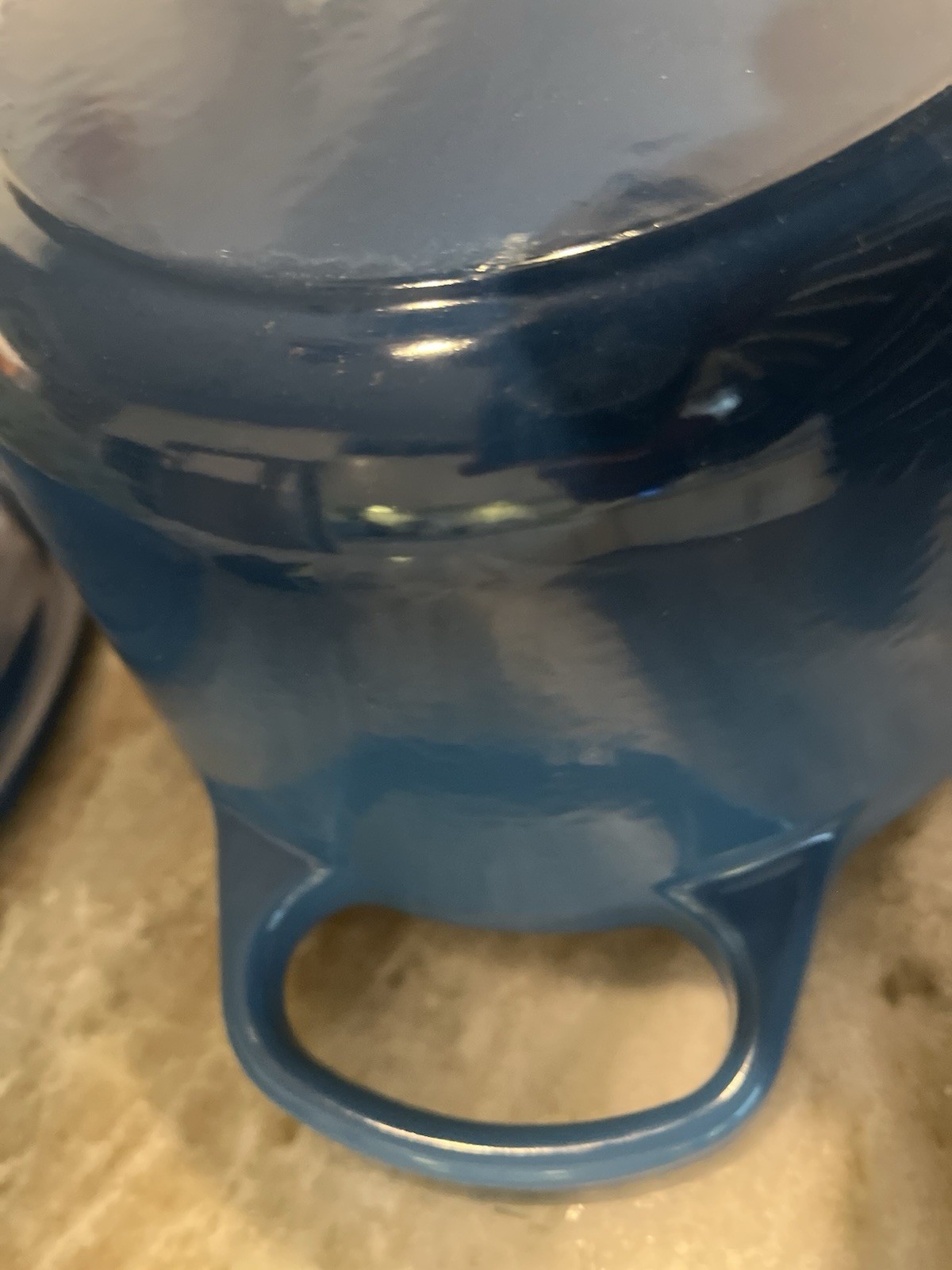 Le Creuset Signature 4.7qt Oval Dutch Oven Marseille Blue France