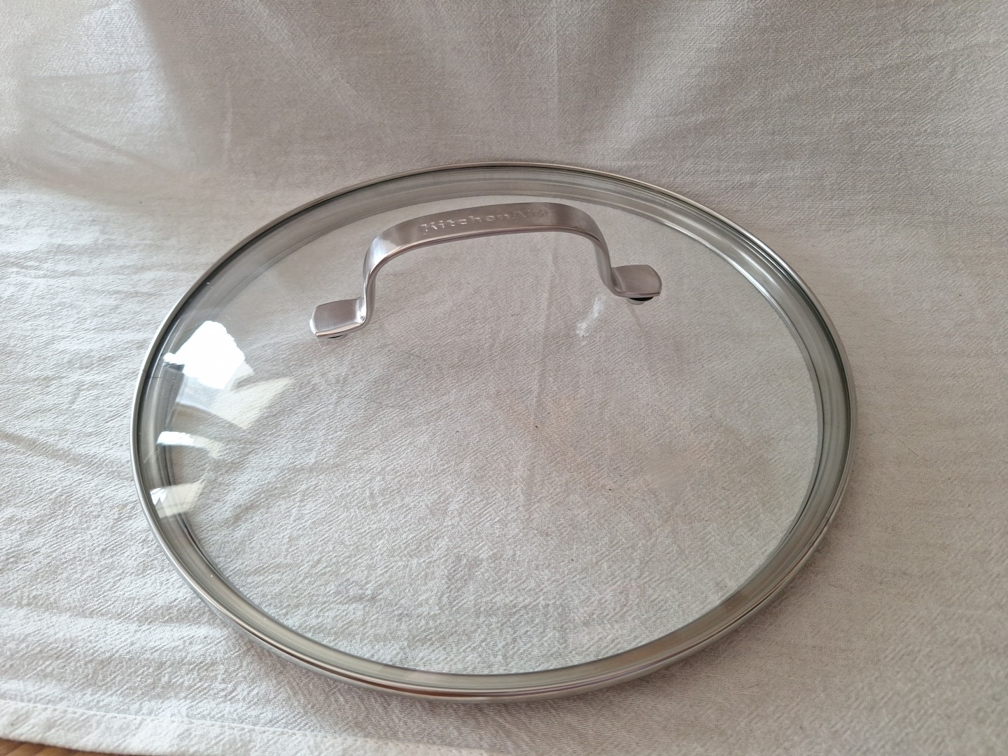 KitchenAid Replacement 10″ Glass Lid O.D. for 9.25″ I.D Pot Frying Skillet Pan