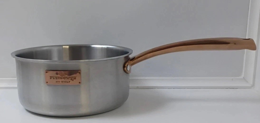 Fleischer & Wolf ES2000 Tri-Ply Stainless Steel Copper Pot & Pan Set 7 Pc