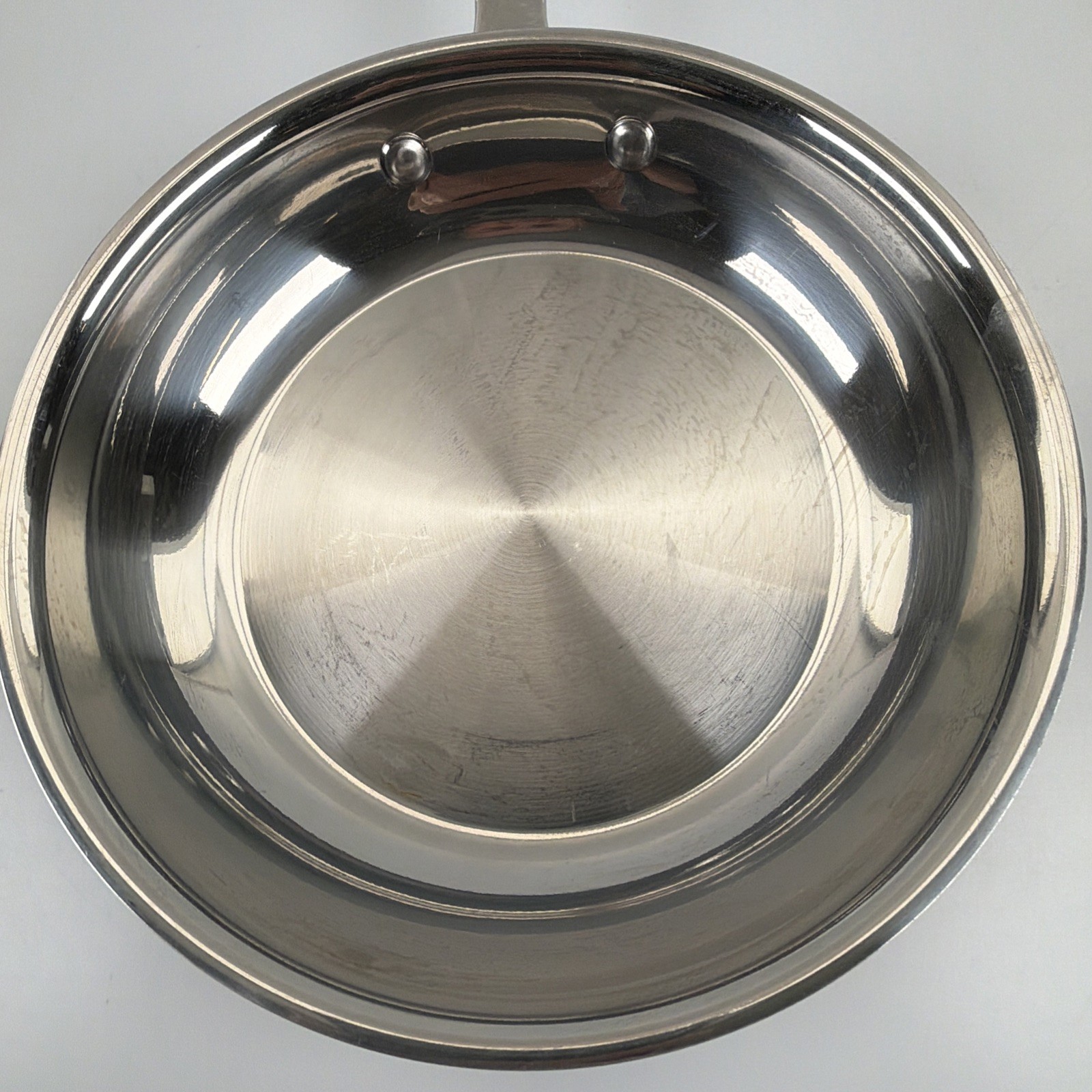Cuisinart Heavy Copper Stainless 8” & 10″ Skillet Pan PCT22-20 PCT22-24 EUC