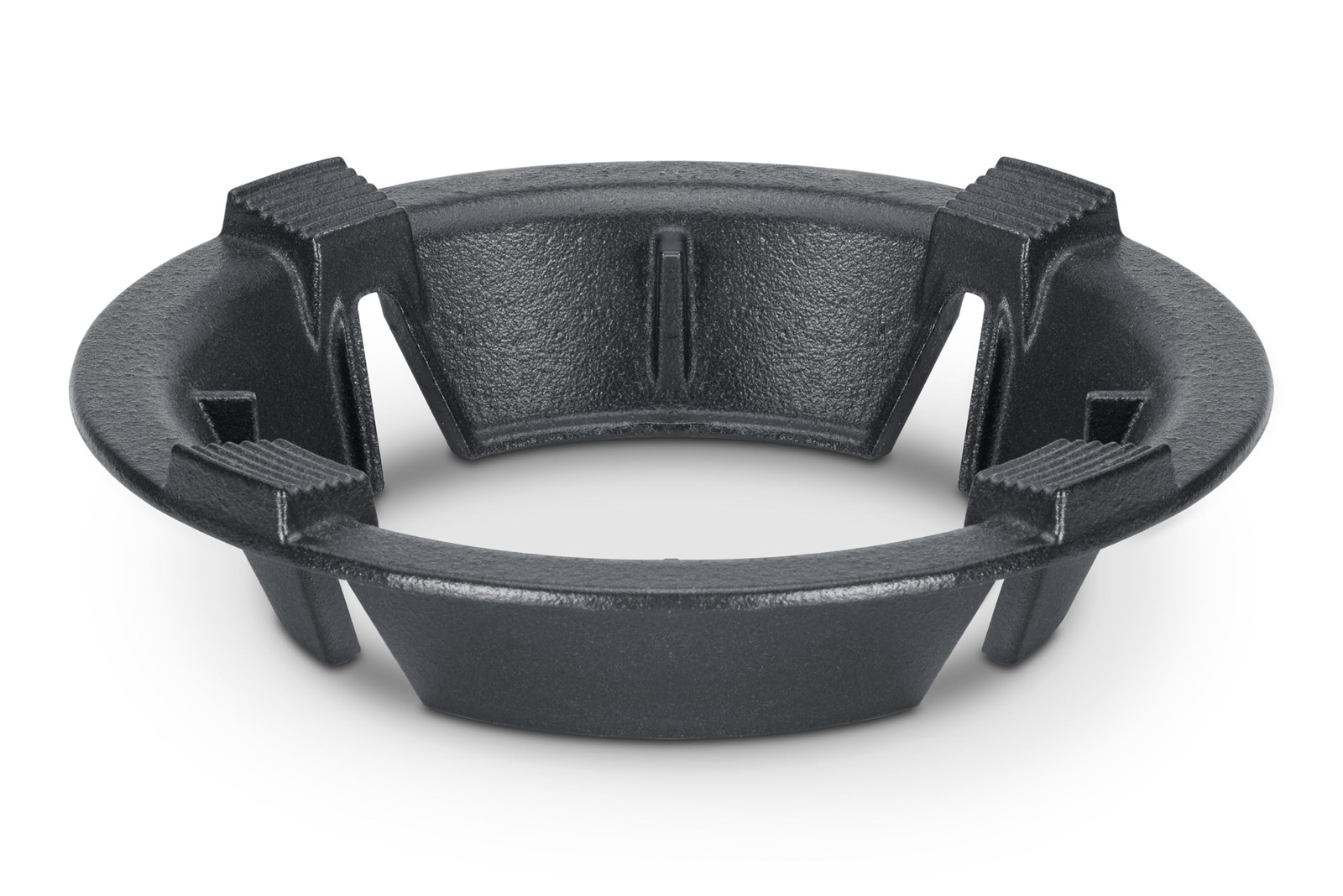 Craft Wok 4-Claw Cross Shape Cast Iron Stand Heavy Ring 10-inch, Black
