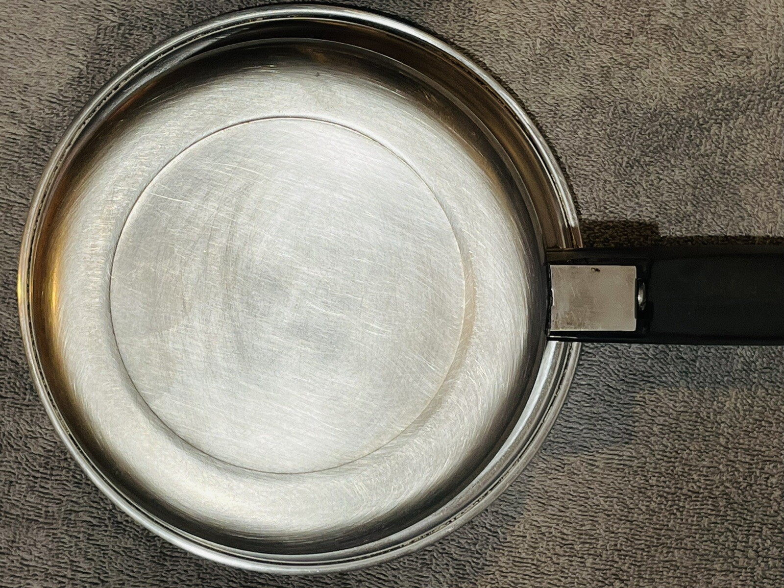 VINTAGE SEAL-O-MATIC 2 SAUCE PANS 7” AND 8” 18-8 STAINLESS STEEL NO LIDS [AI]