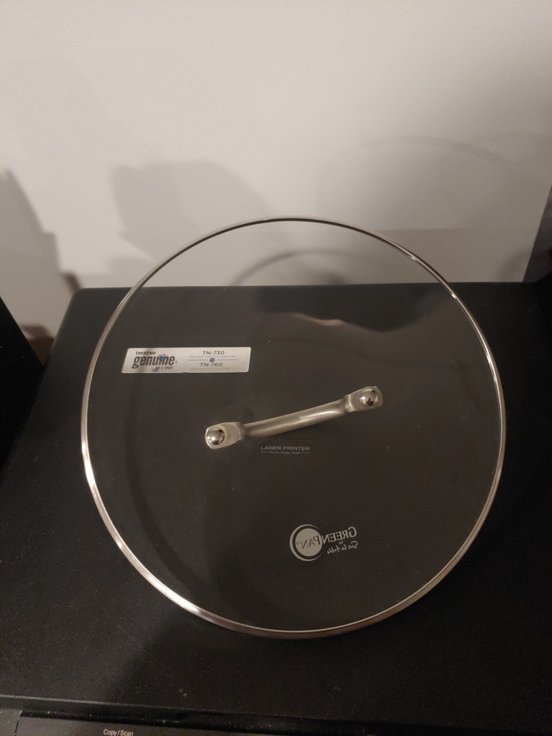 Pan Lid Sur La Table Replacement 10’’ outer – 9 ’’ Inner Glass / Stainless