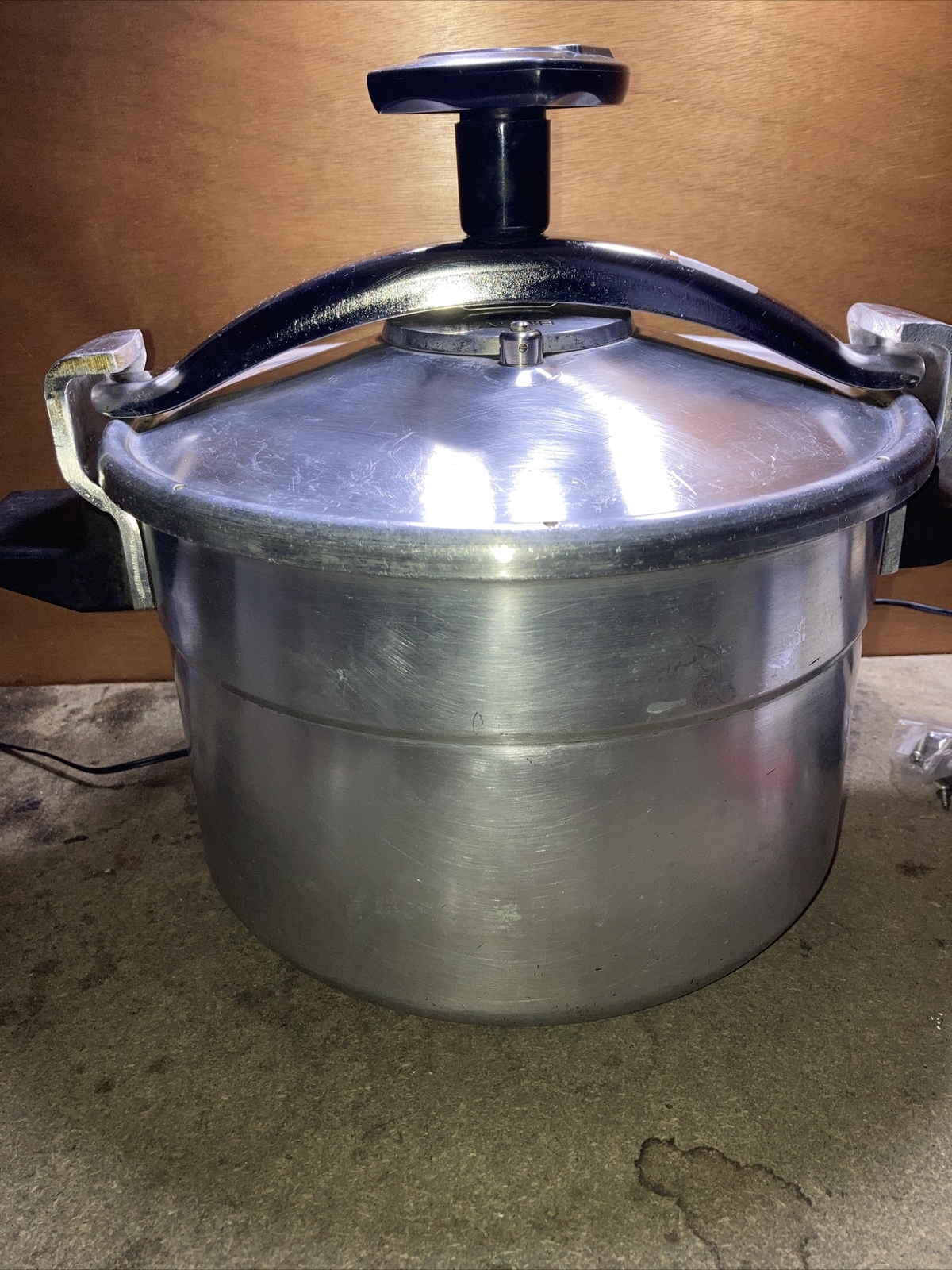 (D13) Antique Casserole Minute SEB 8 Liters Aluminum Vintage