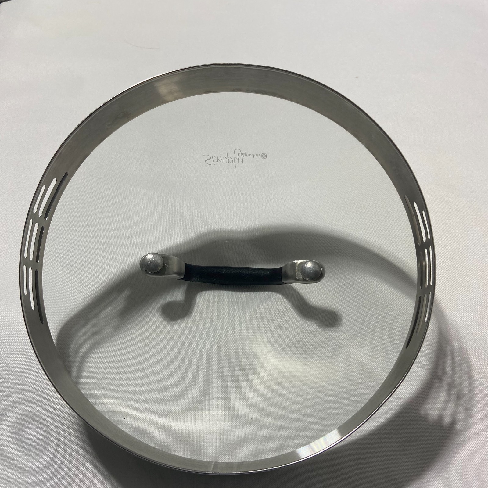 Simply Calphalon Strainer Replacement LID ONLY Inside Rim 7 1/2″ Outside 8 1/8″