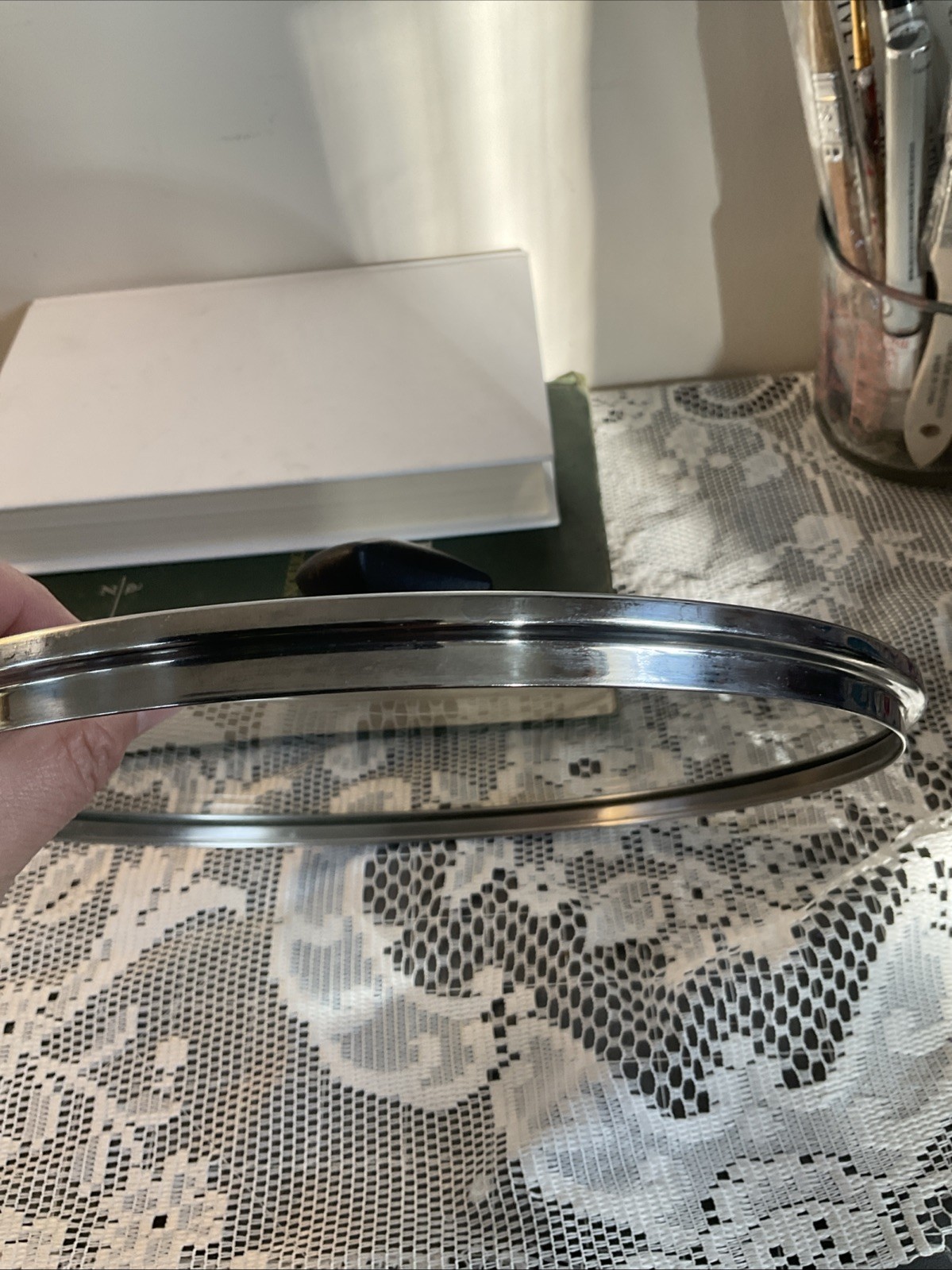 Farberware Glass Cookware Lid 9.5”Plastic Handle Replacement JMA 1301. 011