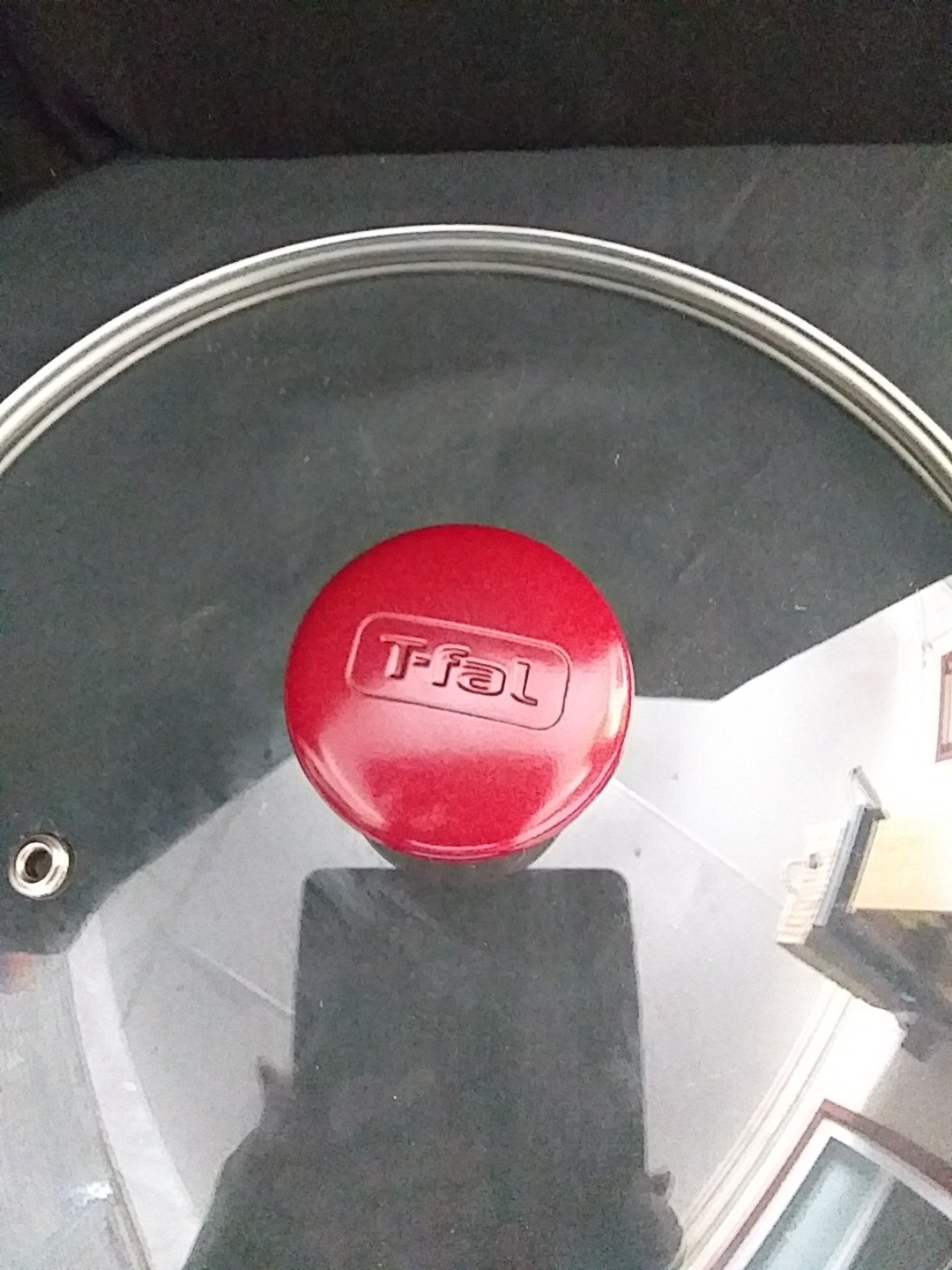 9 3/8″(inner Rim) Round T Fal Glass Vented Pot Lid
