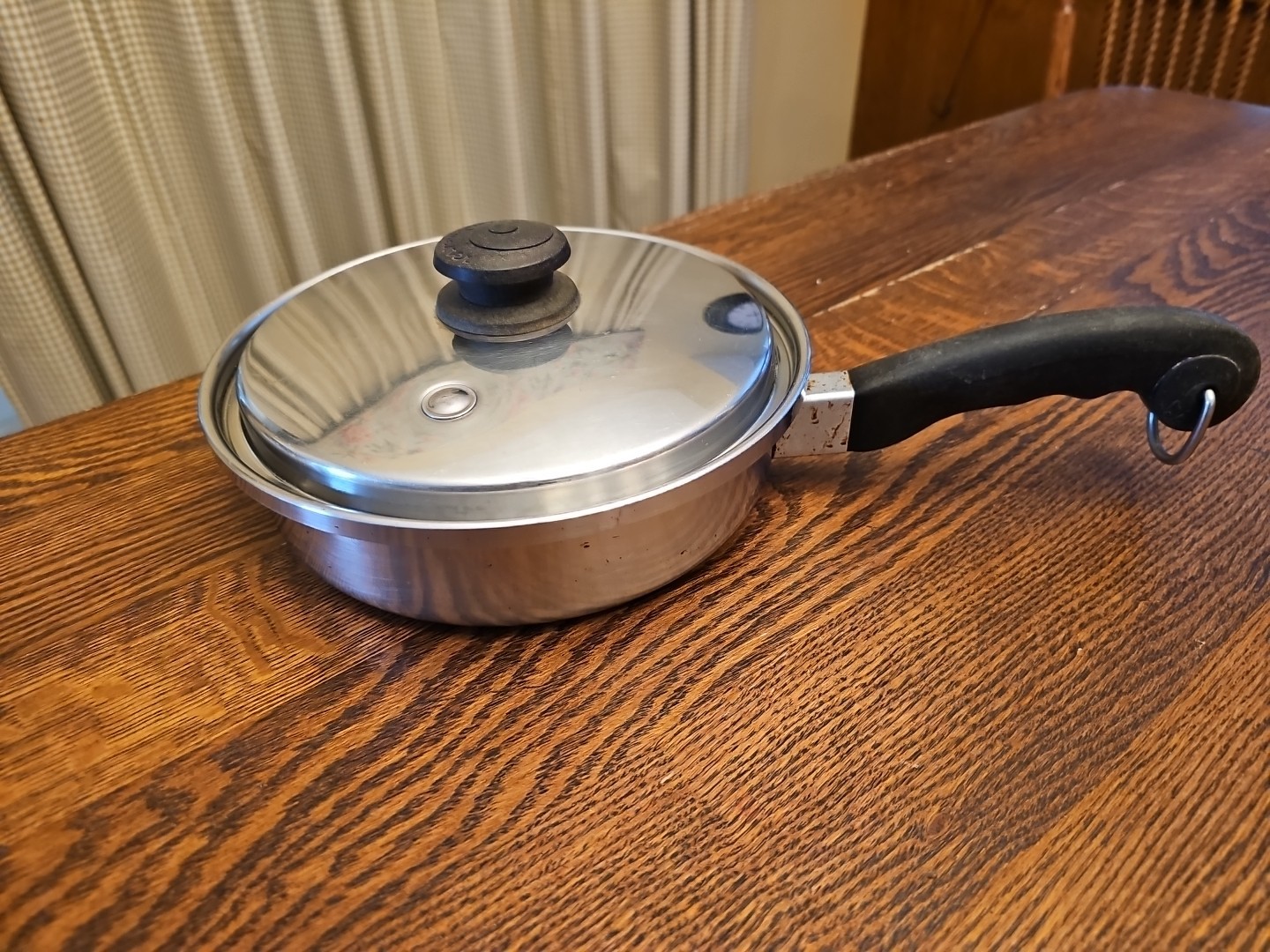 Saladmaster 9” Skillet Sautee Fry Pan T304S w/ Vented Vapo Lid